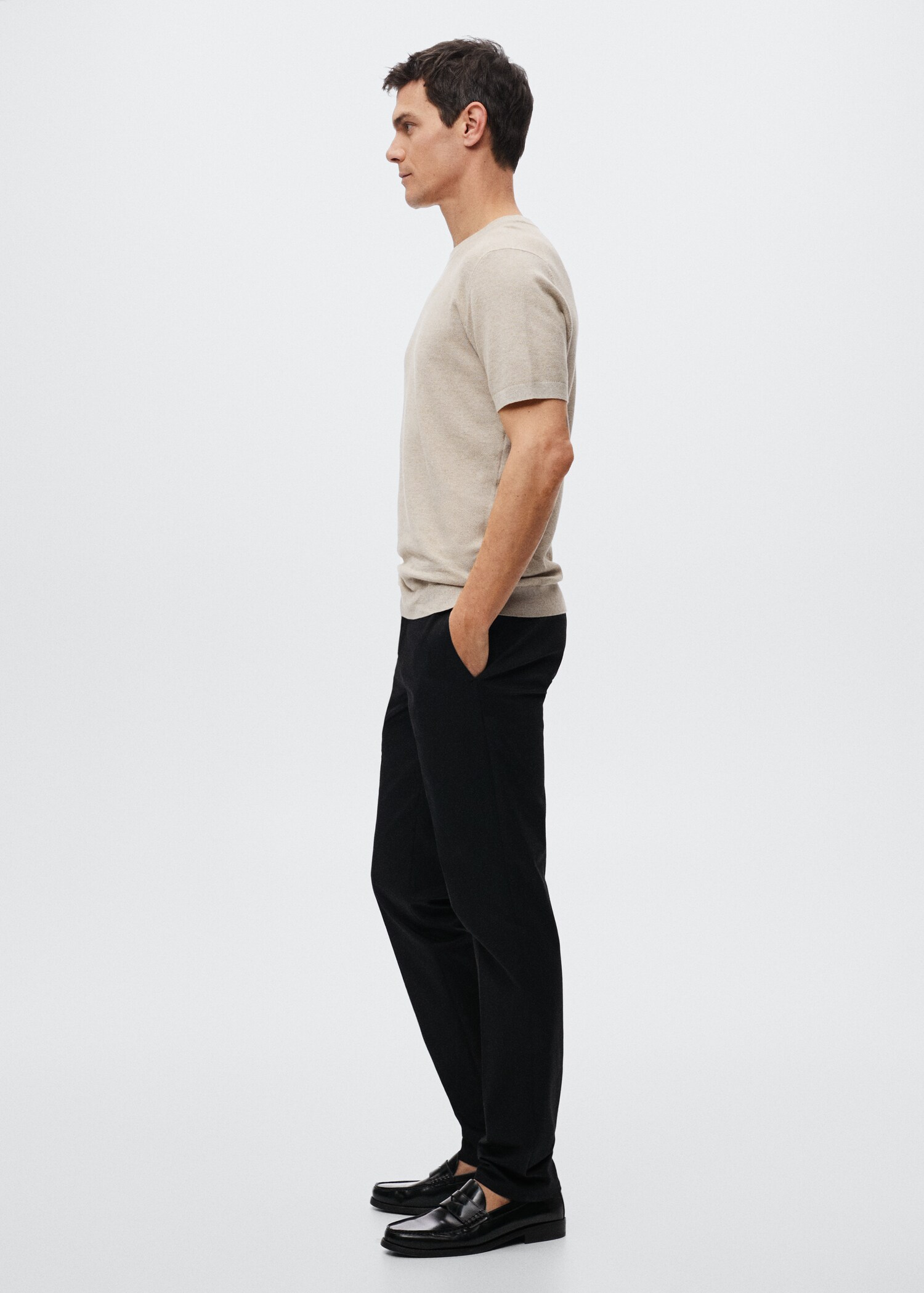 Slim fit chino trousers - Details of the article 2
