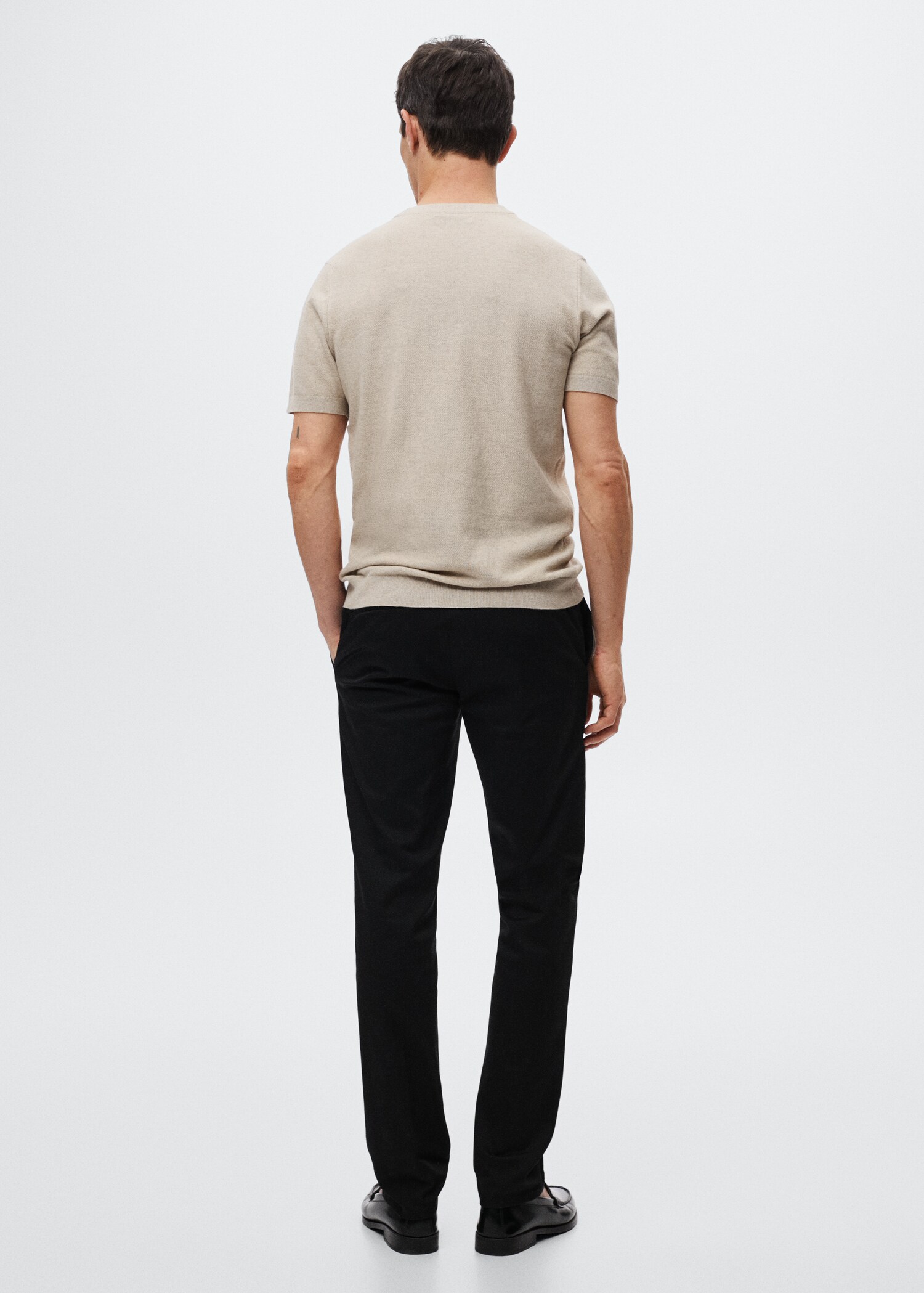 Slim fit chino trousers - Reverse of the article