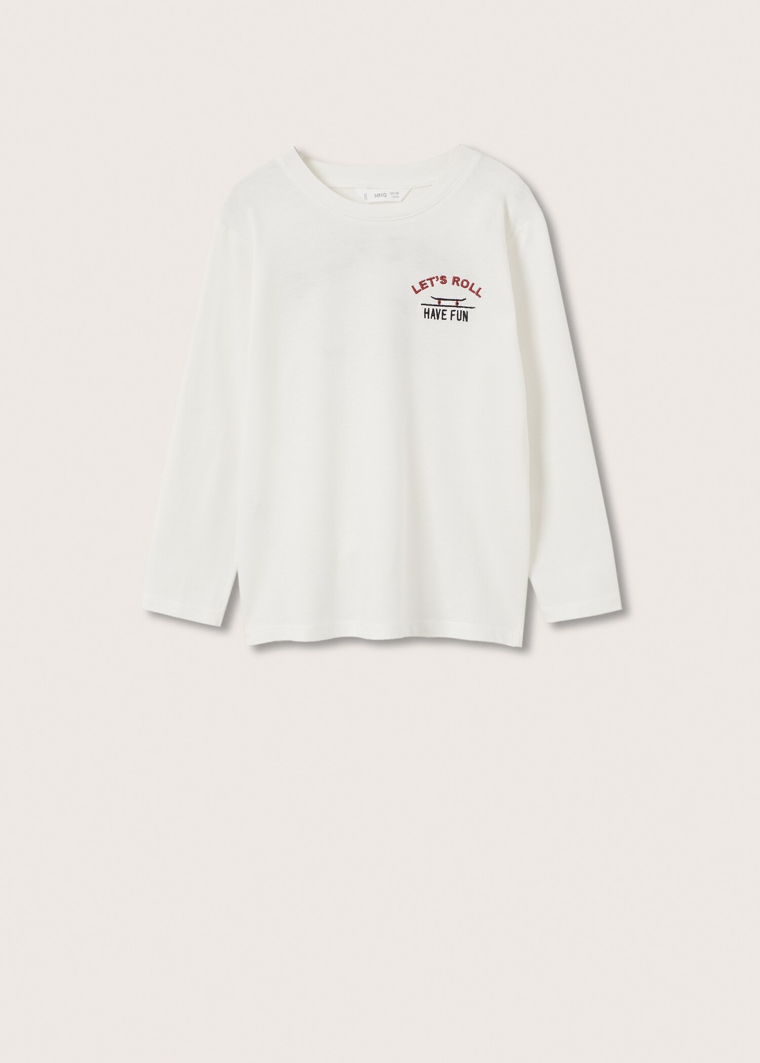 Camiseta manga larga bordado - Artículo sin modelo