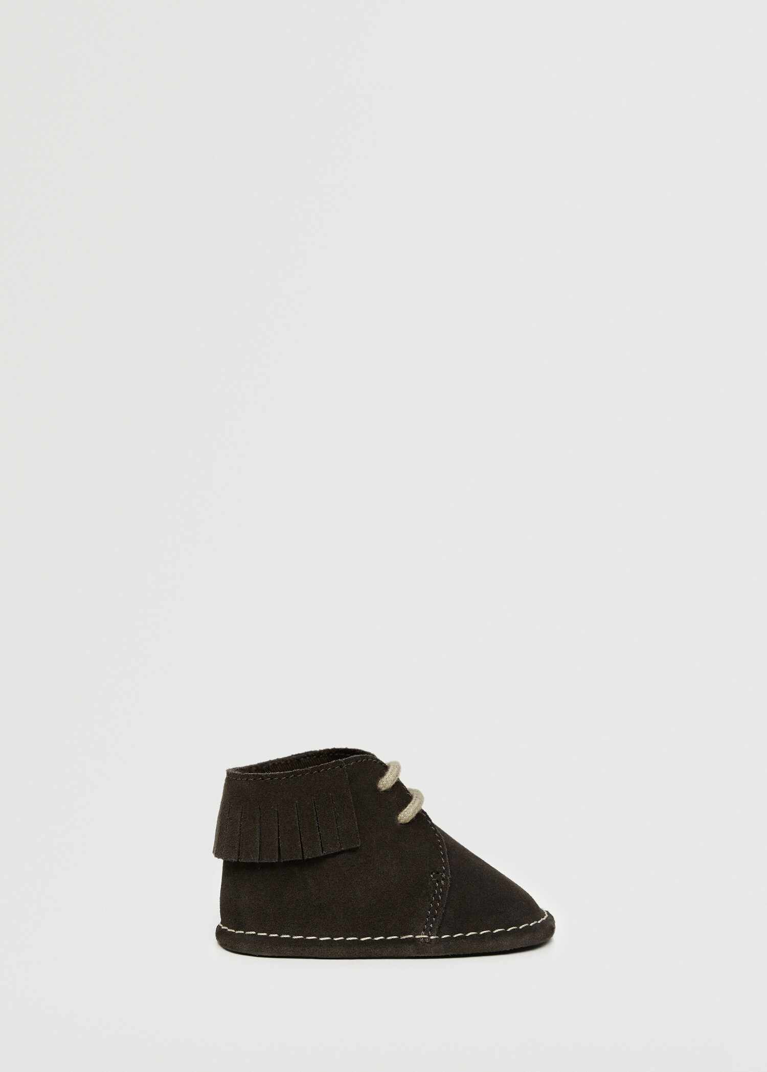 Fringed leather ankle boots - Article without model