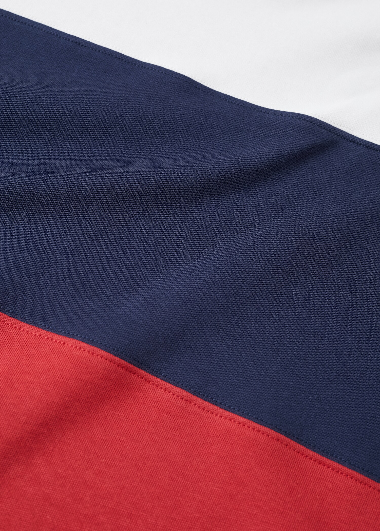 Mikina z teplákoviny color block - Detail zboží 8