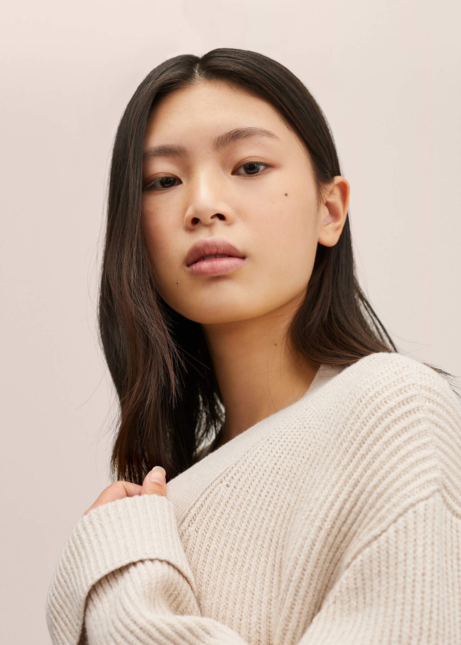 Oversized knit cardigan - Details of the article 2