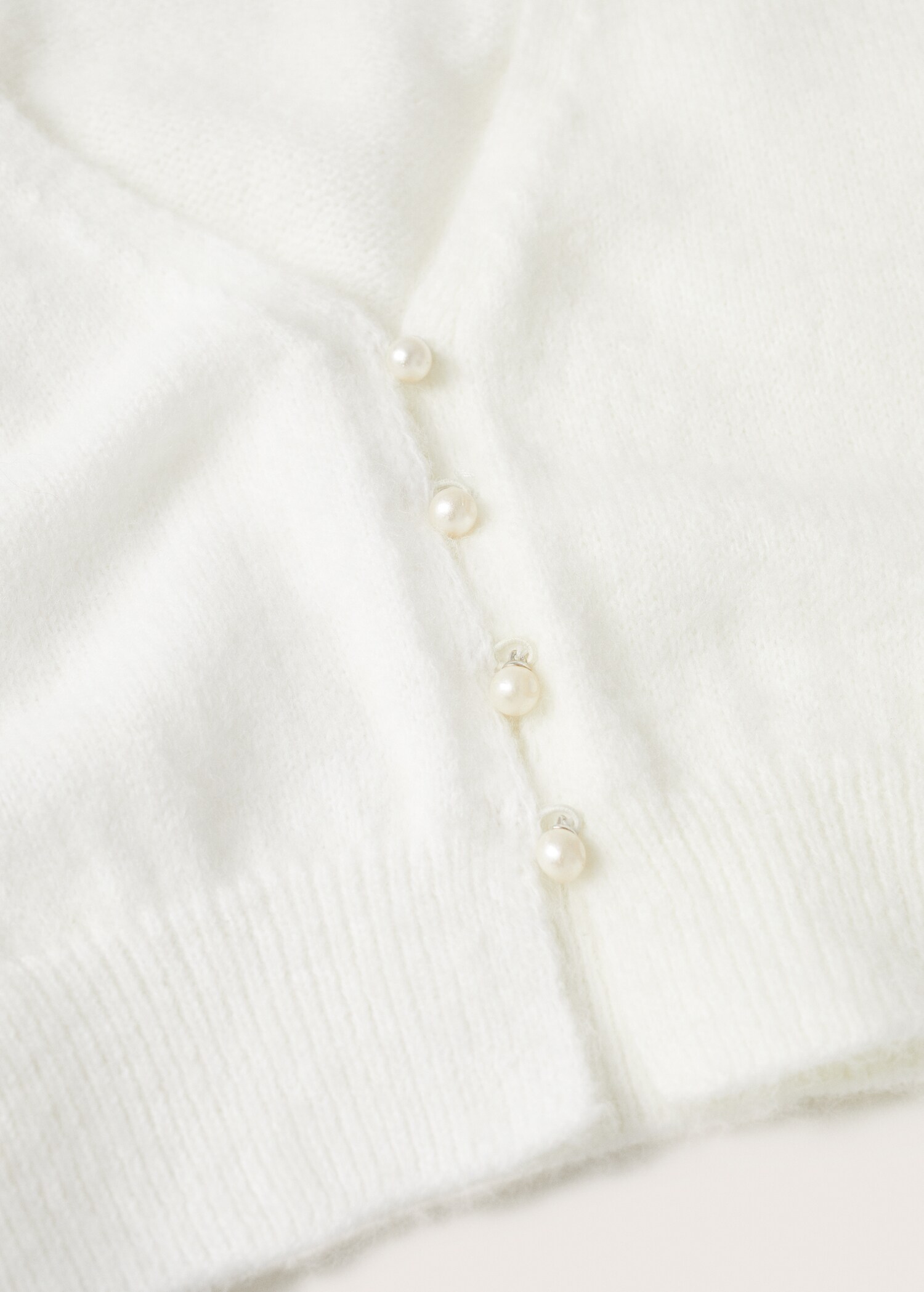 Knitted cropped cardigan - Details of the article 8