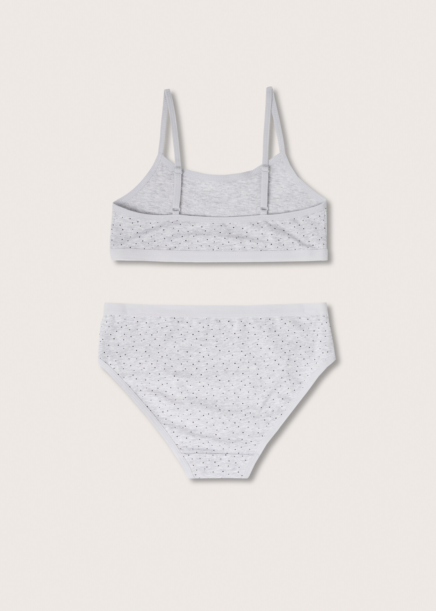Conjunto ropa interior algodón - Reverso del artículo