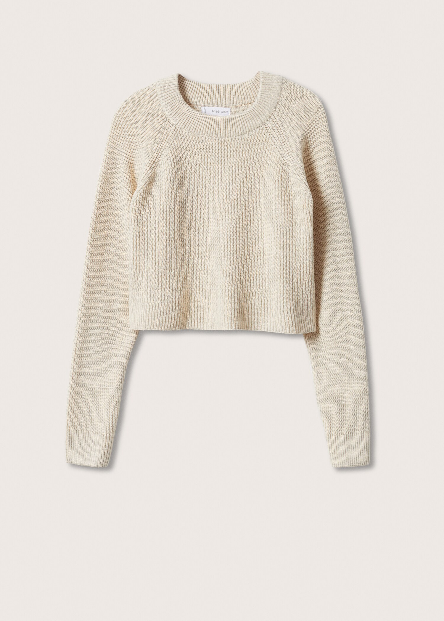 Knitted cropped sweater - Article without model