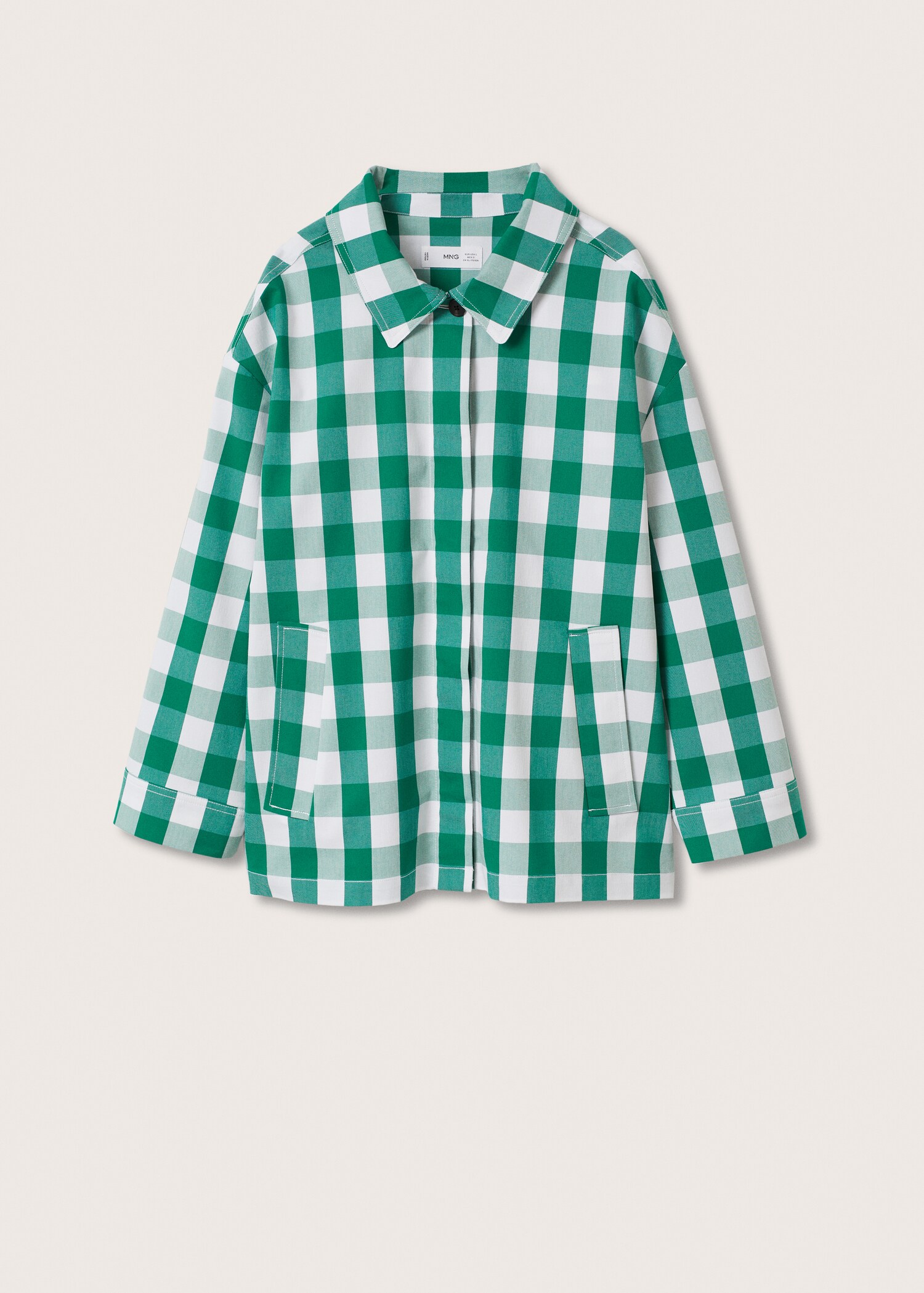 Chaqueta algodón cuadros  - Artículo sin modelo