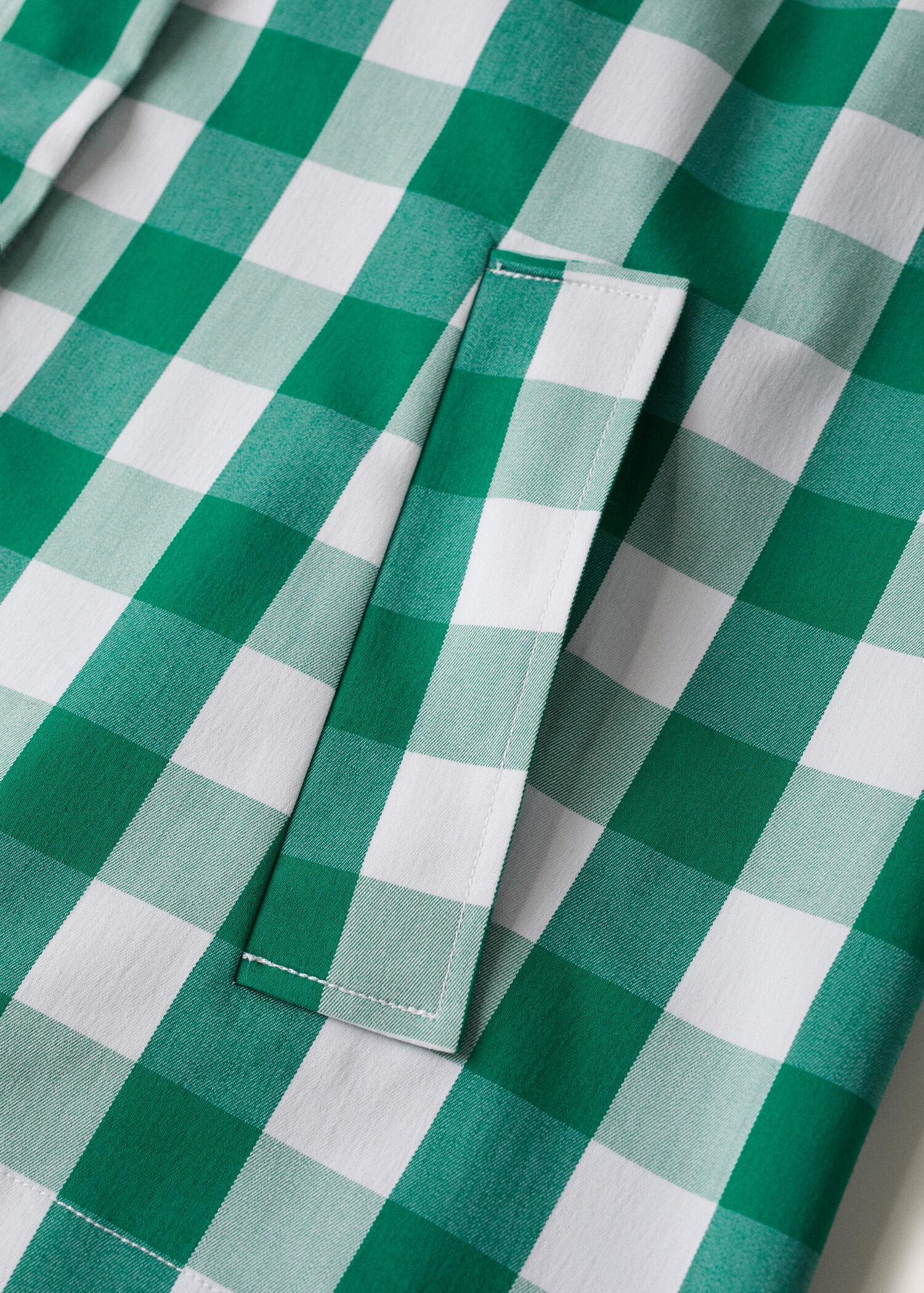 Chaqueta algodón cuadros  - Detalle del artículo 8
