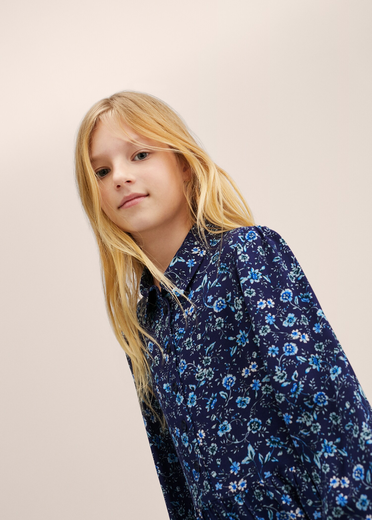 Vestit estampat floral - Pla mig