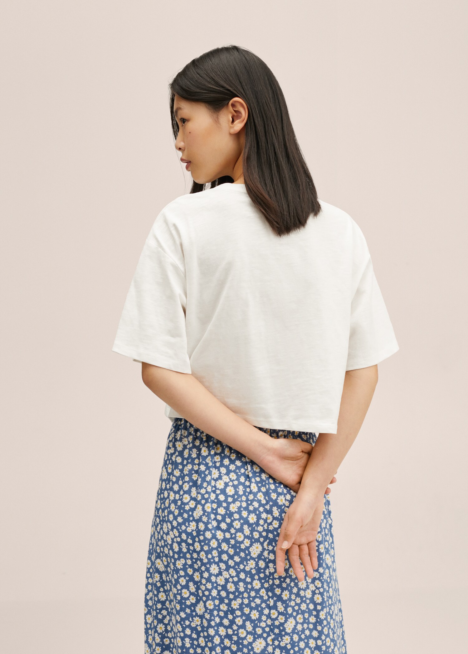 T-shirt oversize message - Verso de l’article