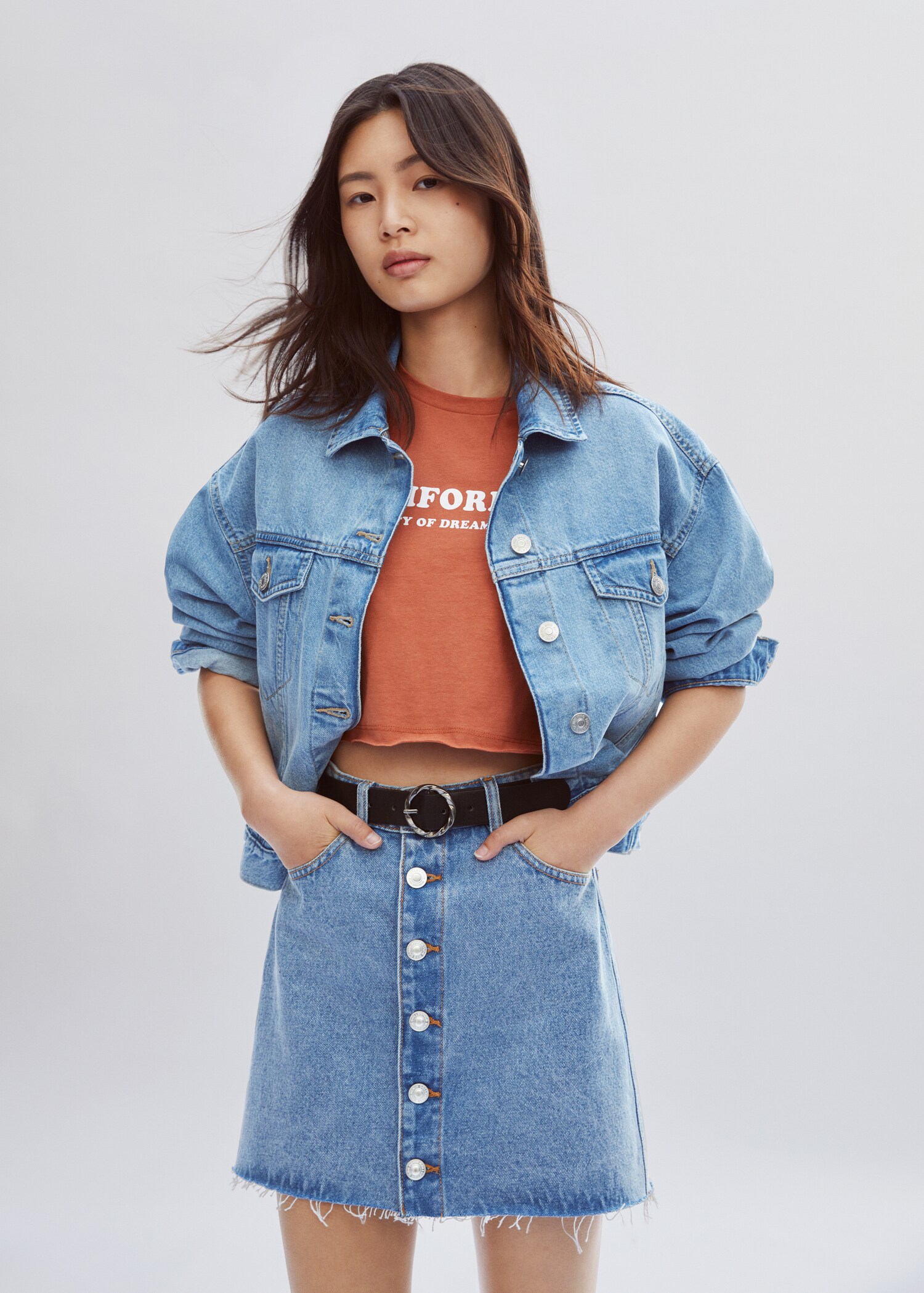 Message crop T-shirt - Details of the article 5