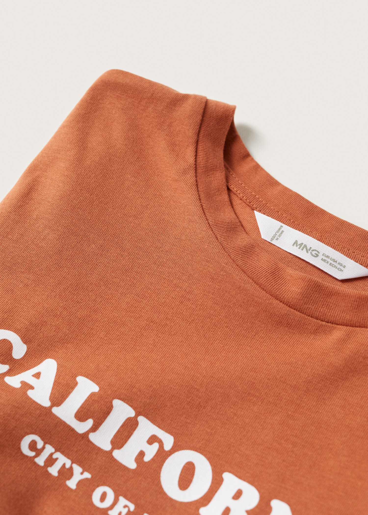 Message crop T-shirt - Details of the article 8