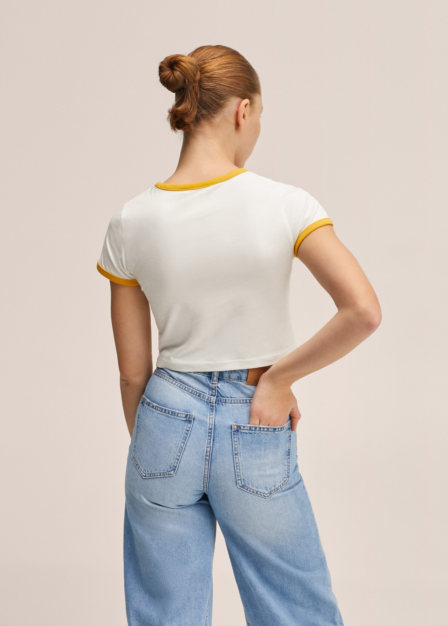 Camiseta vivos contraste - Reverso del artículo