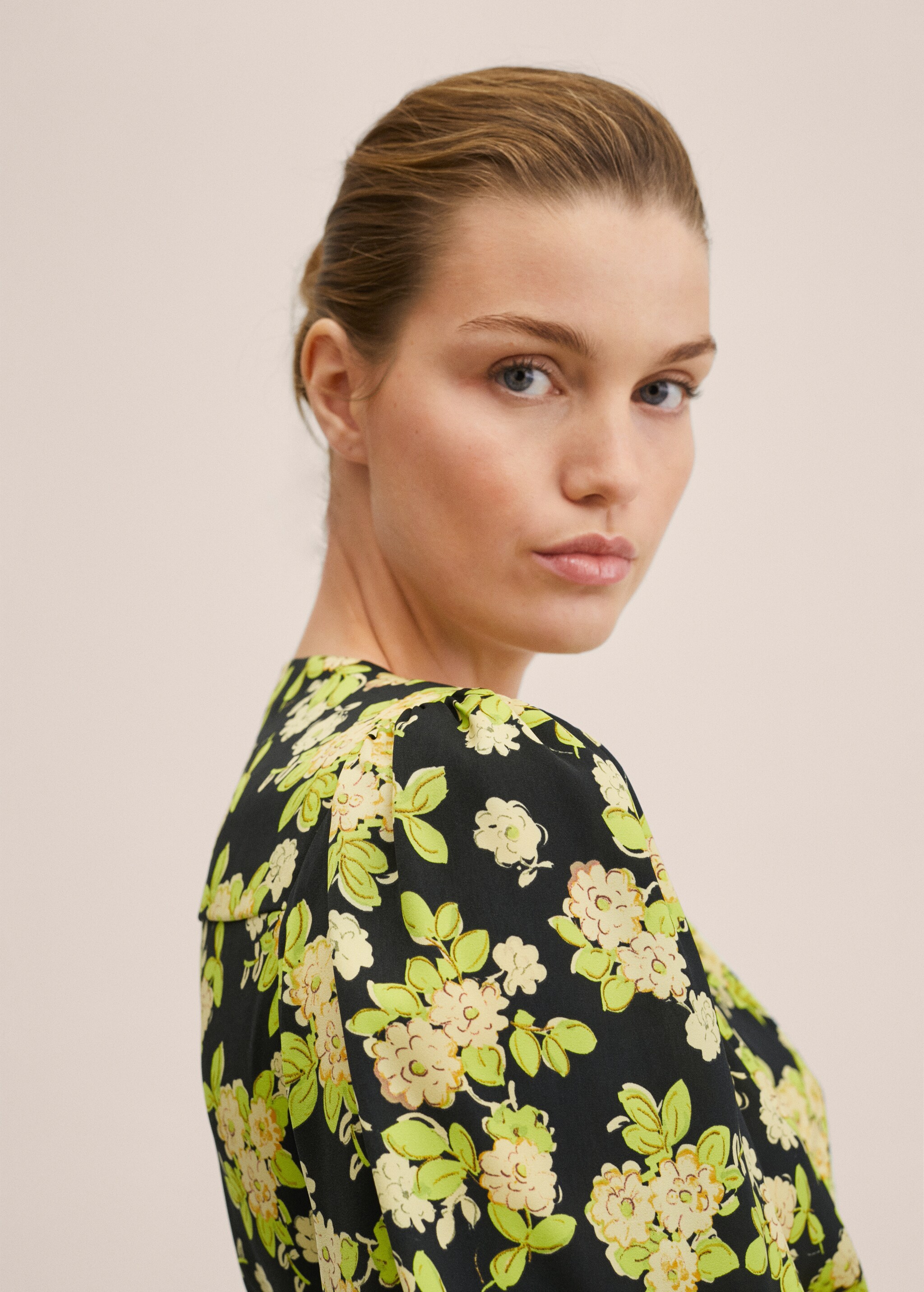 Flower print dress - Details of the article 1