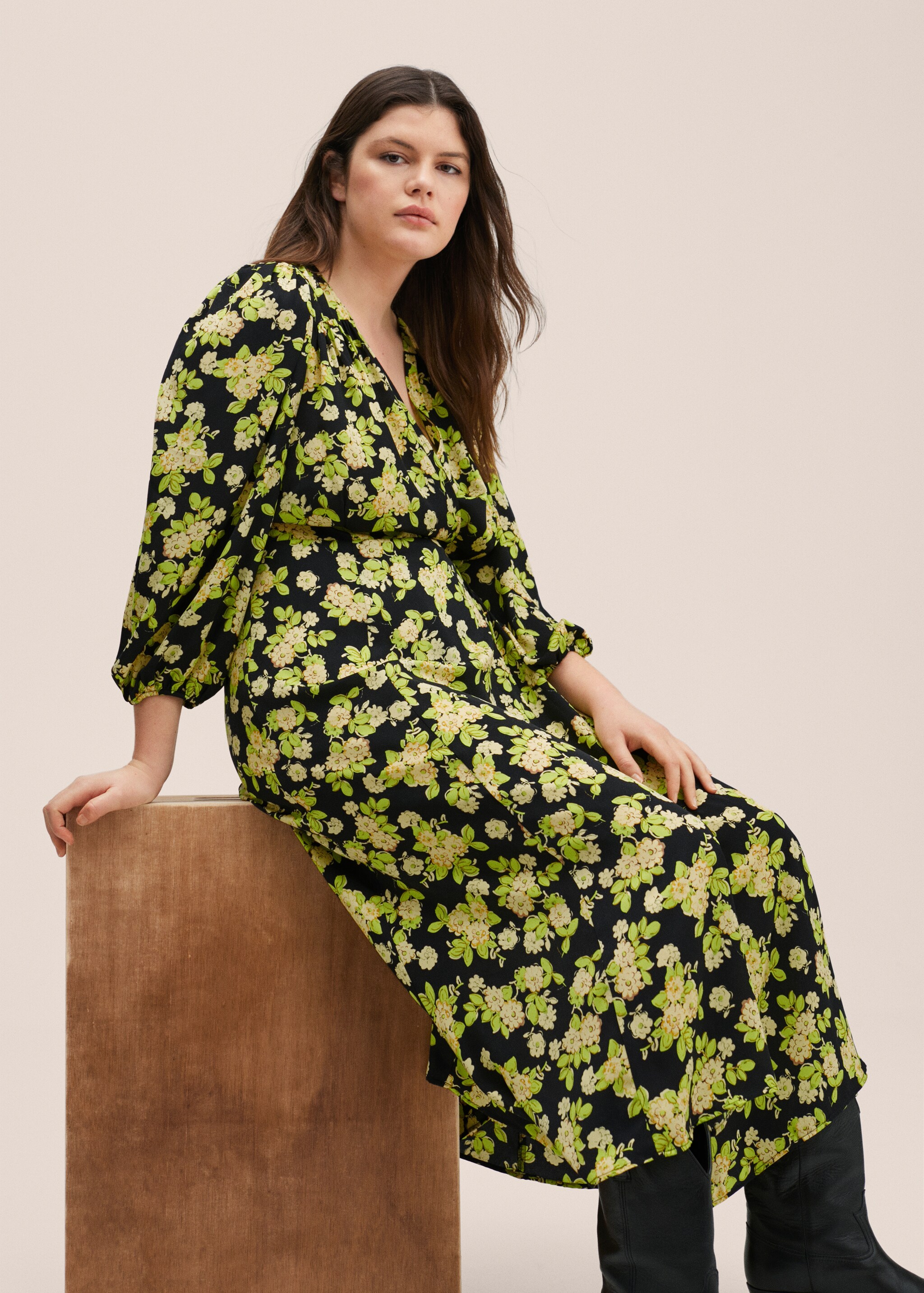 Flower print dress - Details of the article 5