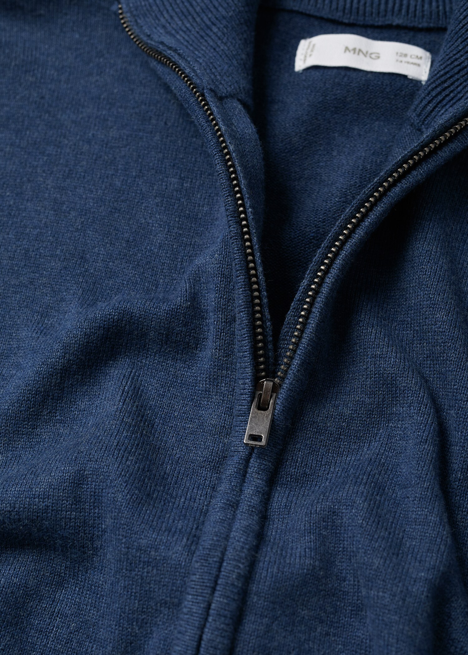 Bavlněný kardigan se zipem - Detail zboží 8