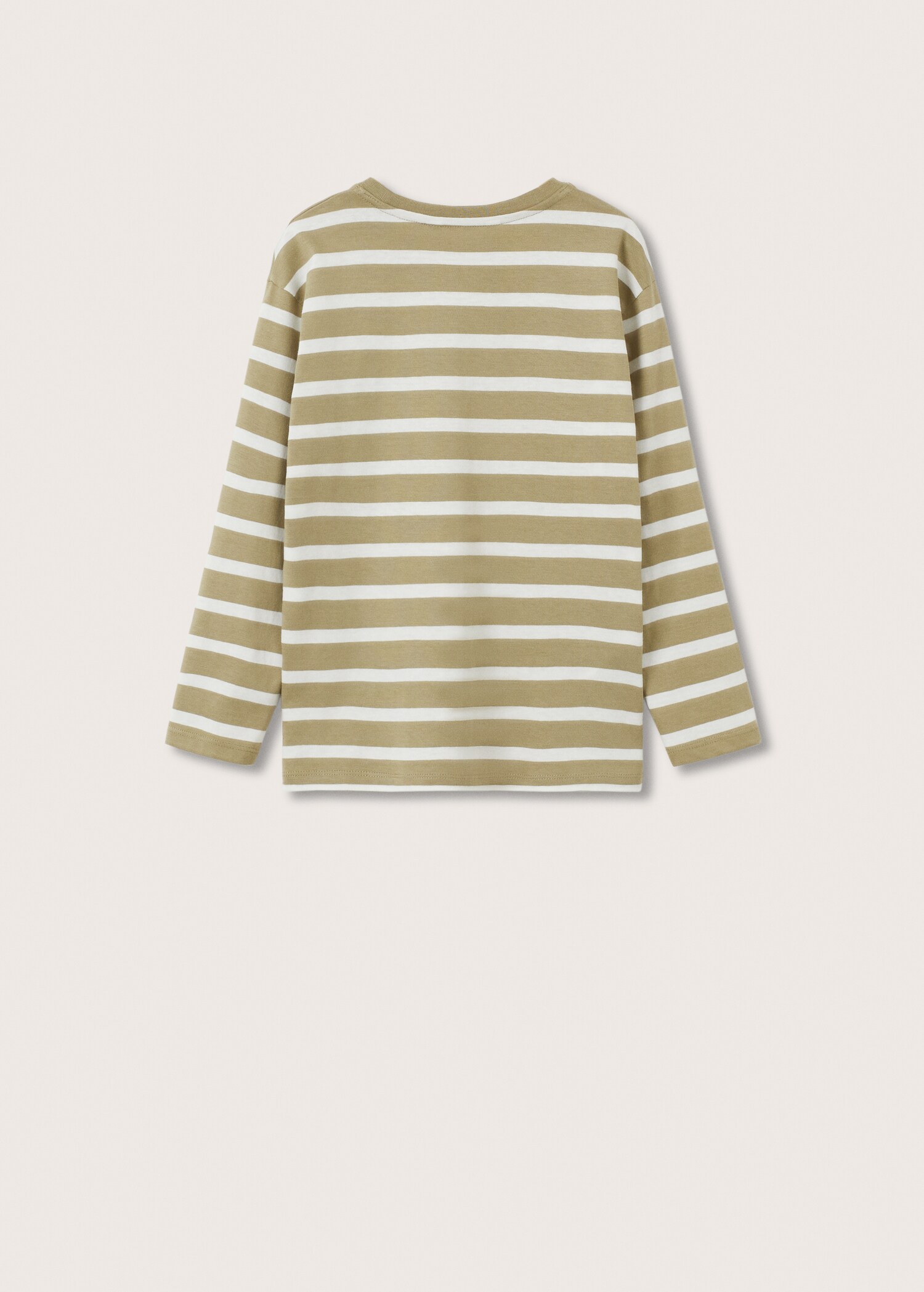 Camiseta manga larga rayas - Reverso del artículo