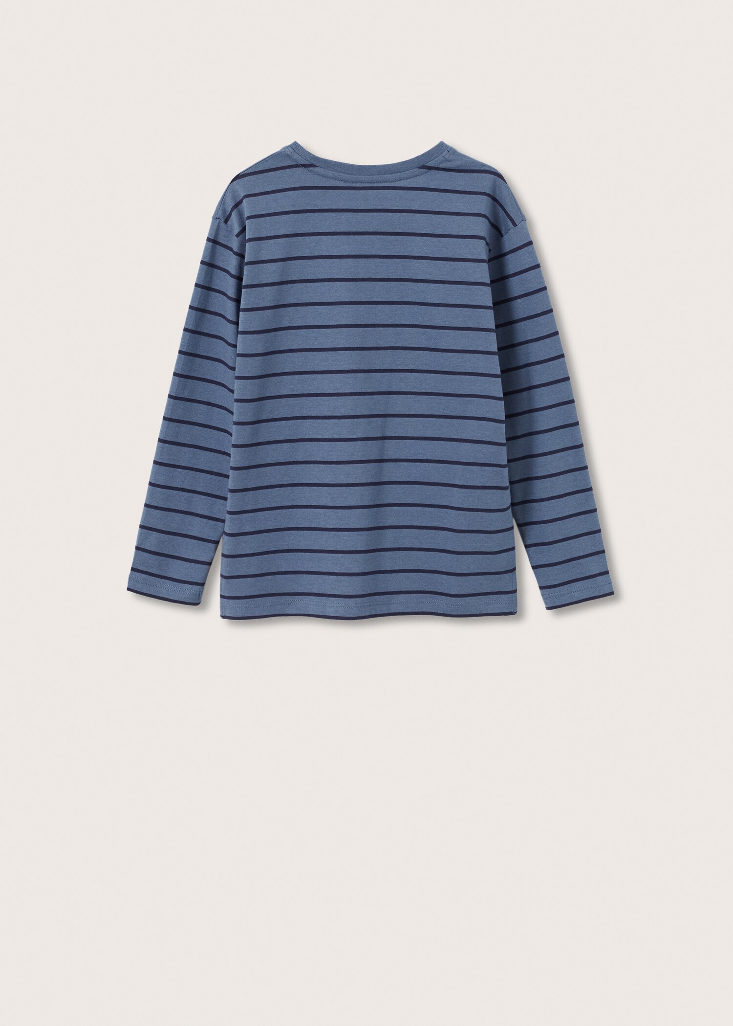 Camiseta manga larga rayas - Reverso del artículo