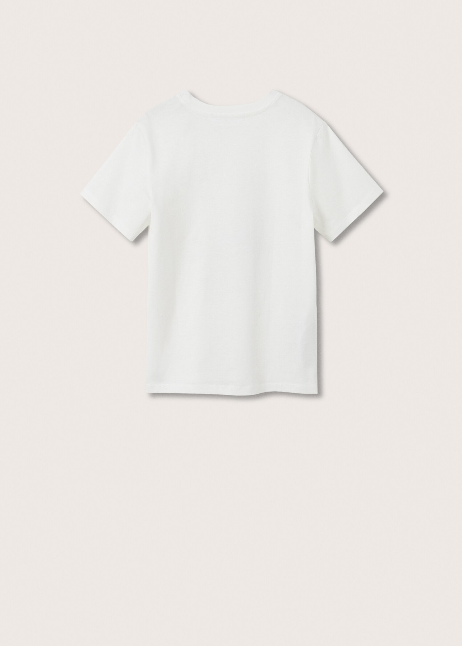 Cotton printed T-shirt - Reverse of the article