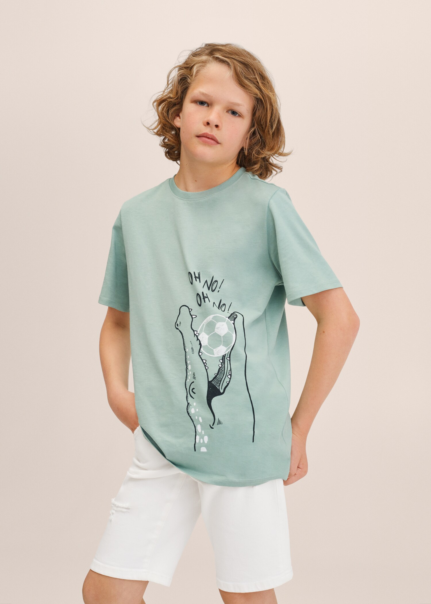 Cotton printed T-shirt - Details of the article 3
