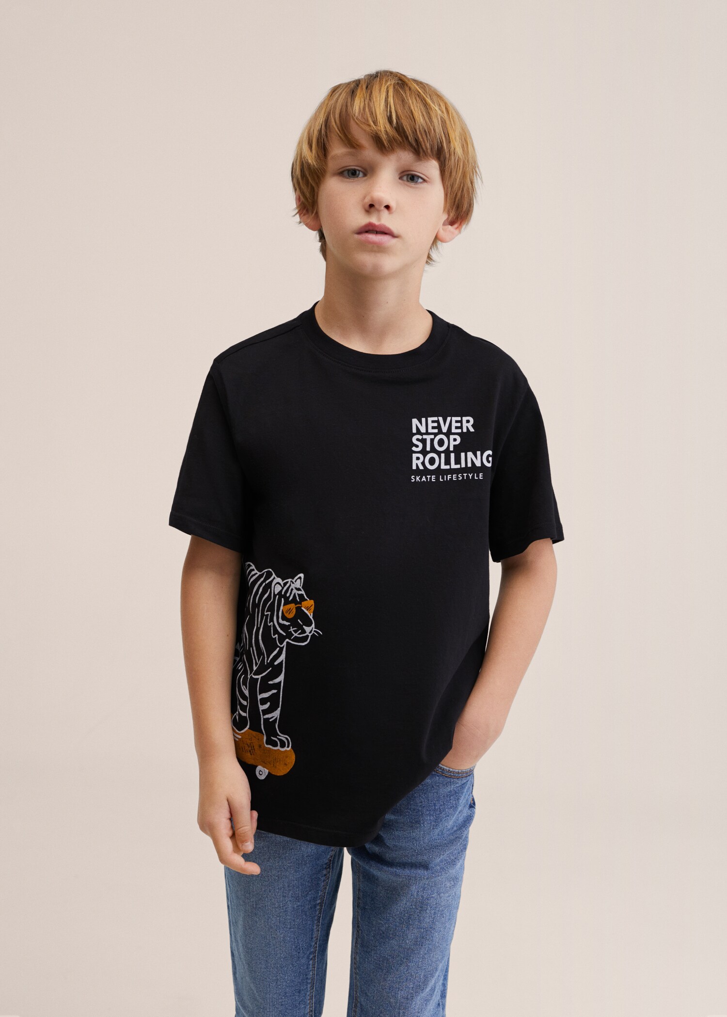Cotton printed T-shirt - Details of the article 1