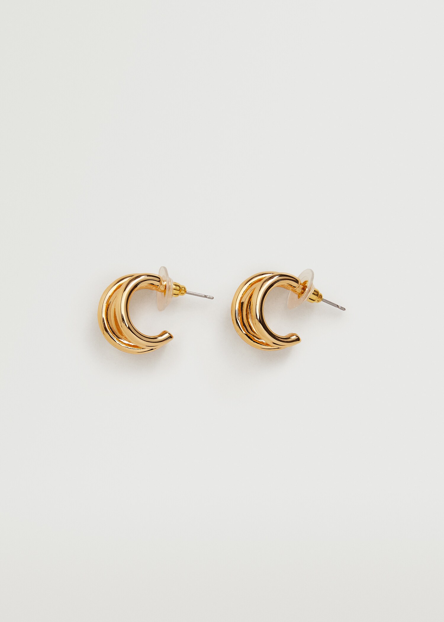 Metallic hoop earrings - Article without model