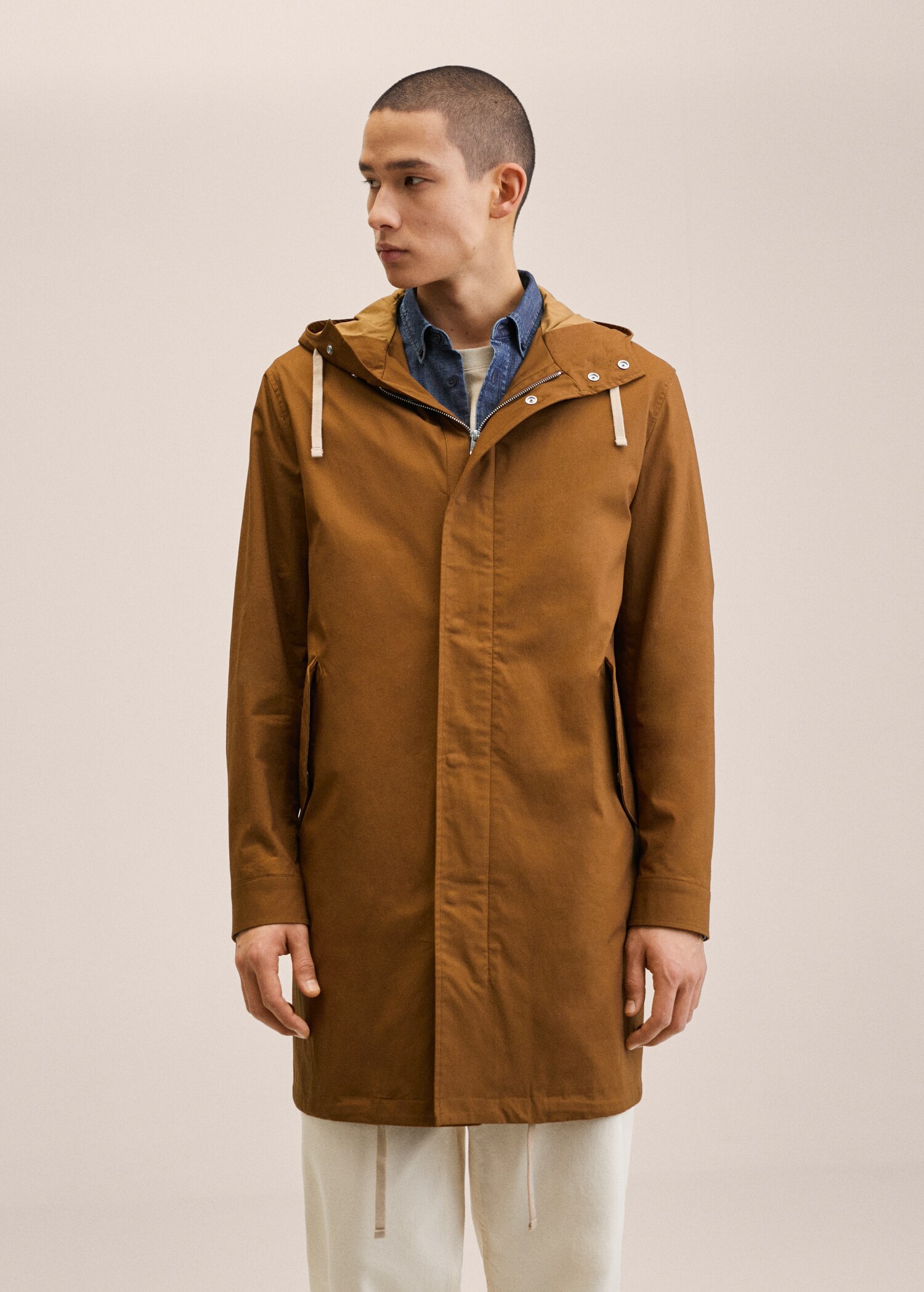 Waterproof cotton parka - Medium plane
