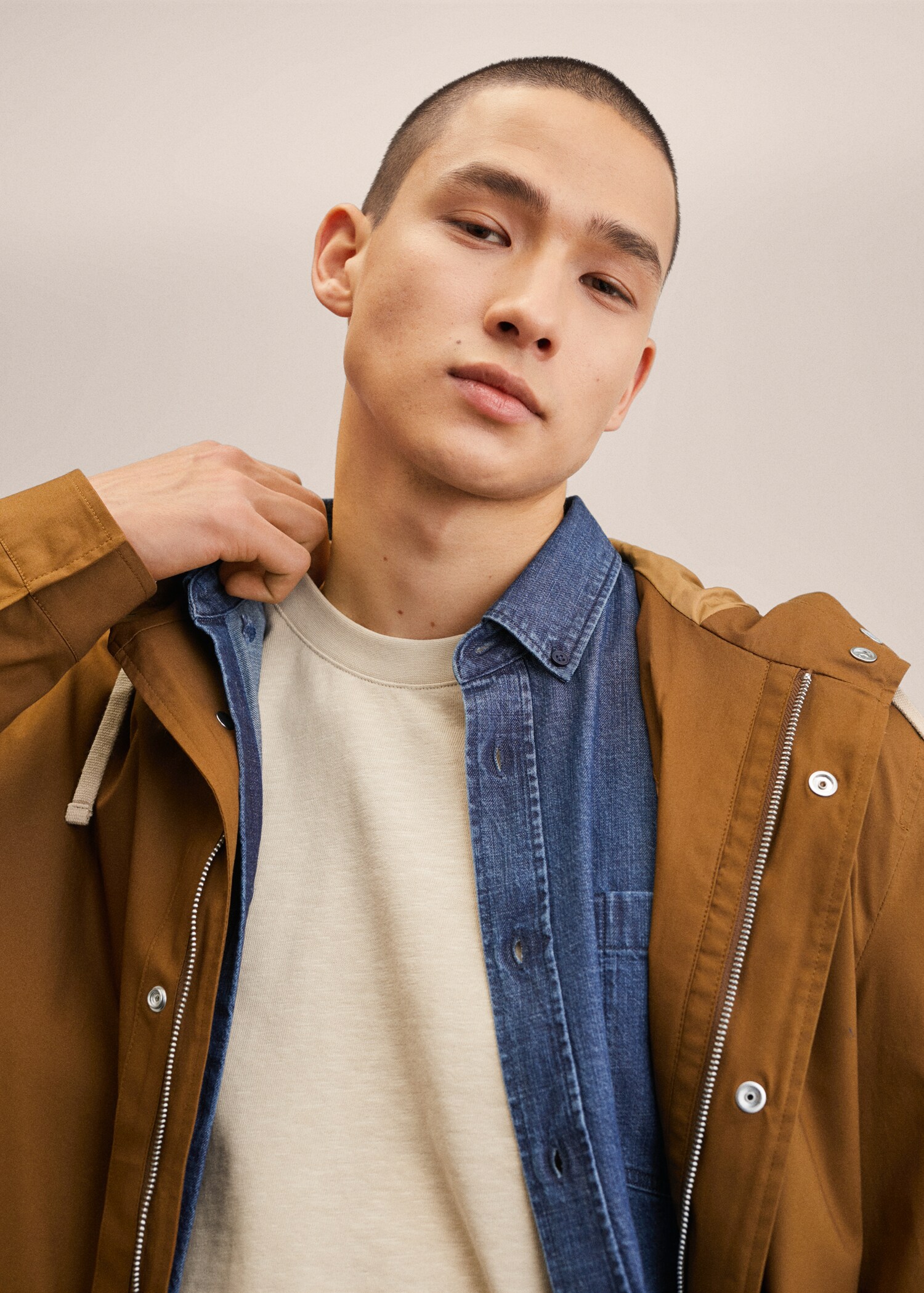 Waterproof cotton parka - Details of the article 1