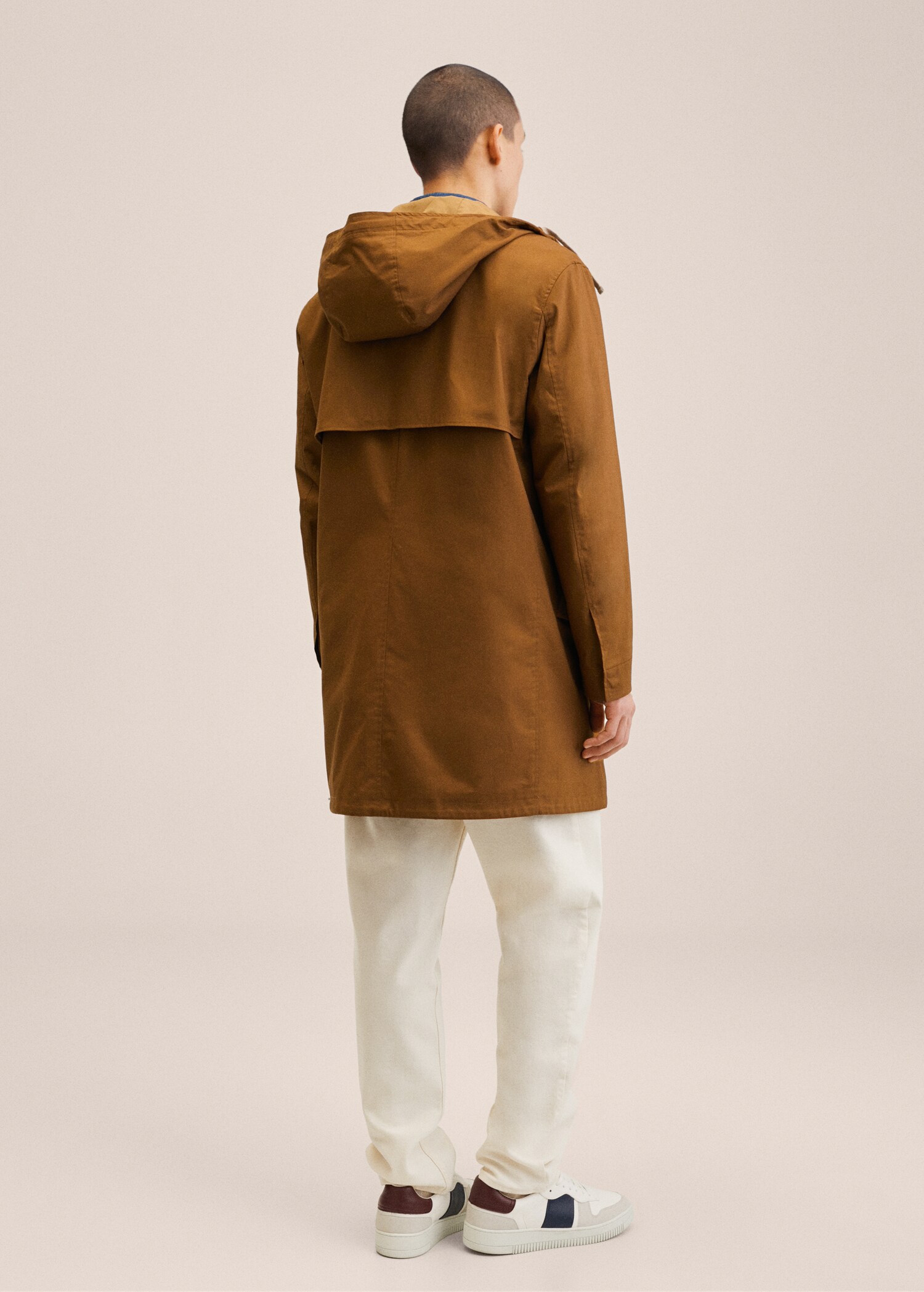 Waterproof cotton parka - Reverse of the article