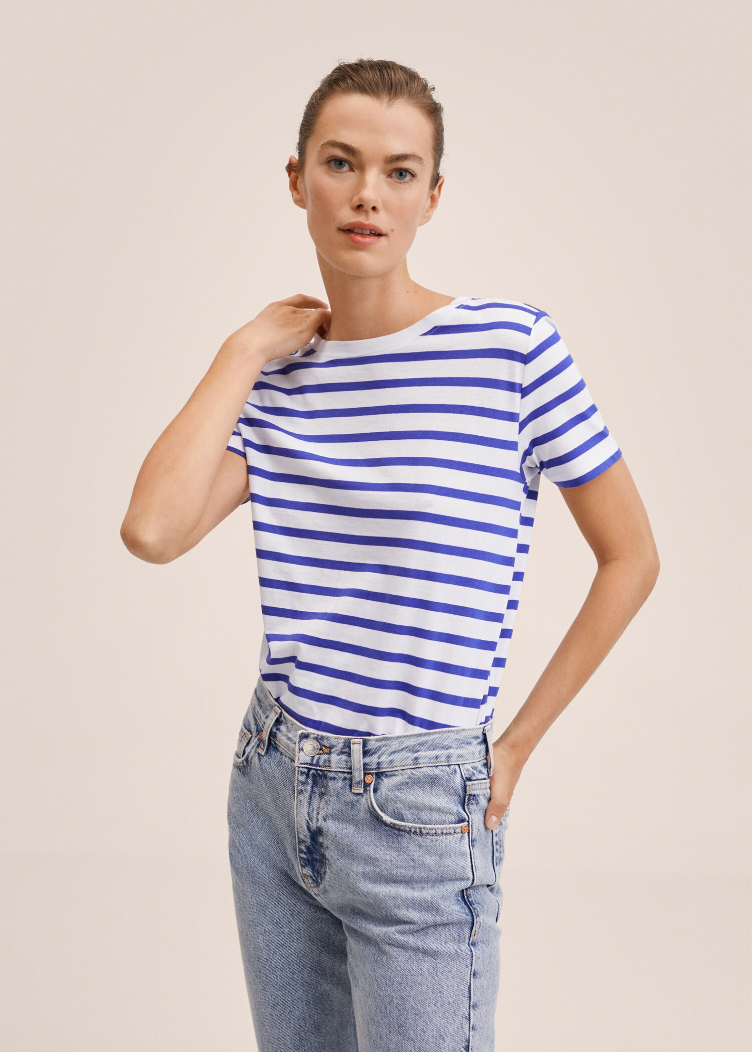 Camiseta básica algodón - Plano medio