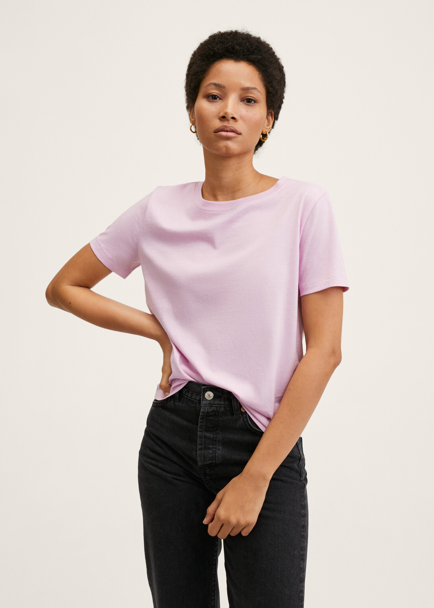 Camiseta básica algodón - Plano medio