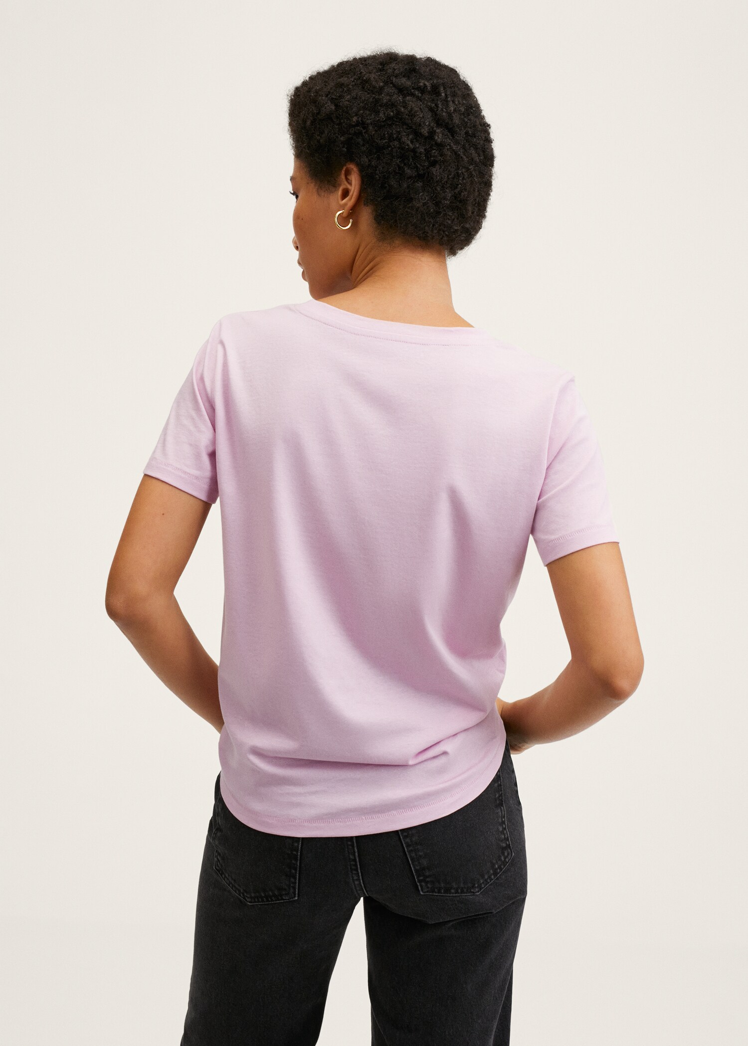Camiseta básica algodón - Reverso del artículo
