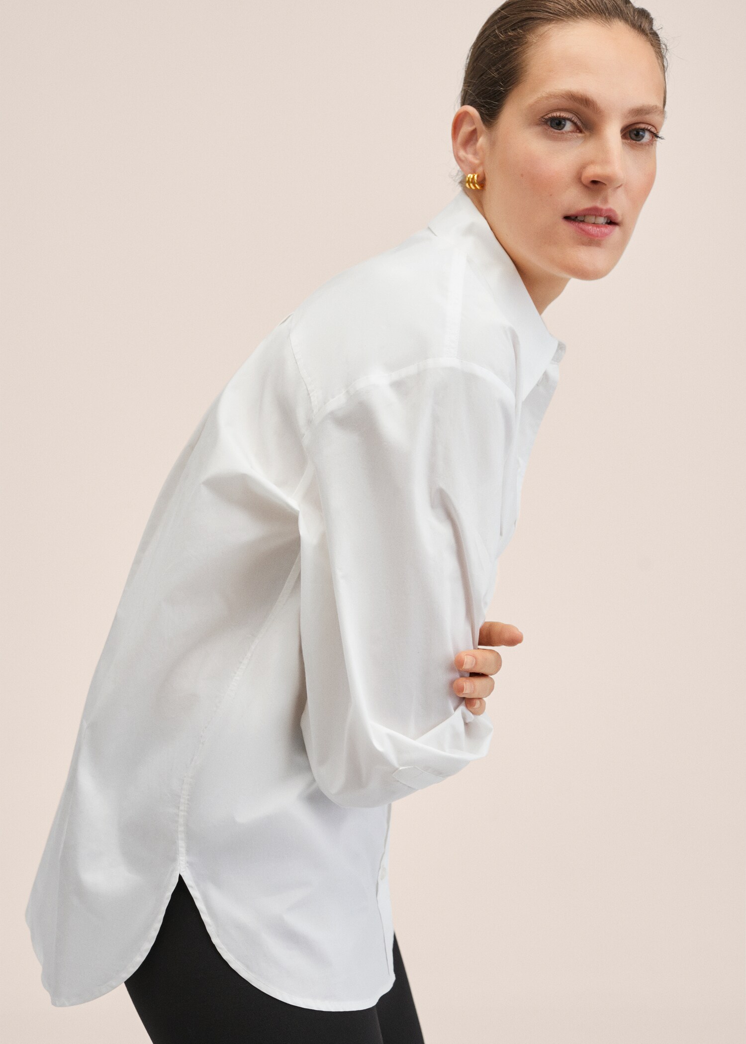 Bavlněná košile oversize - Detail zboží 2
