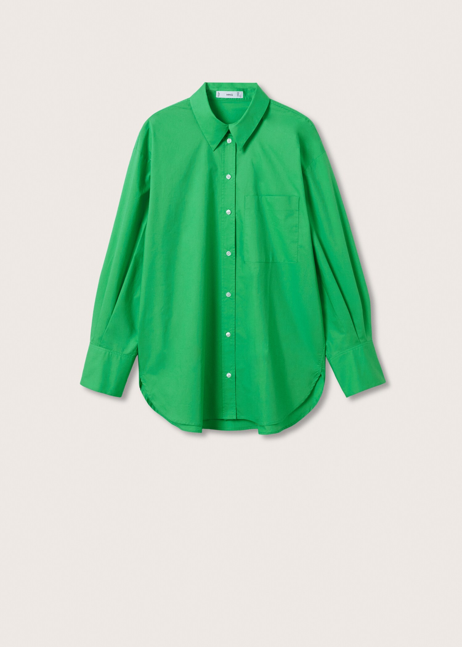 Bavlněná košile oversize - Zboží bez modelu