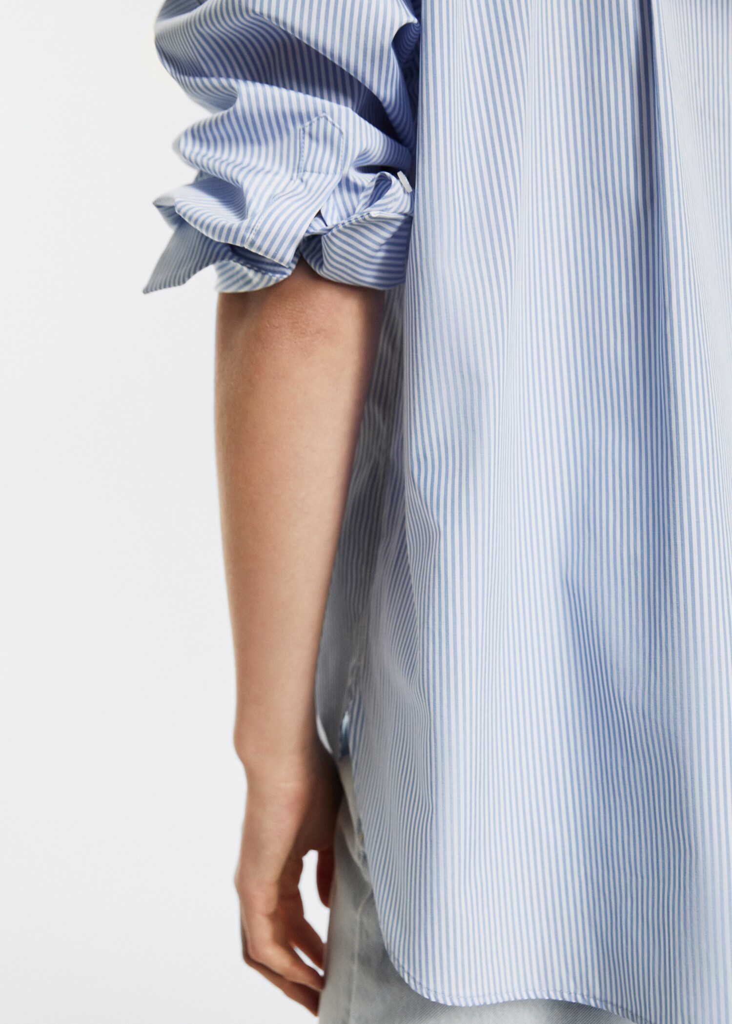 Bavlněná košile oversize - Detail zboží 6