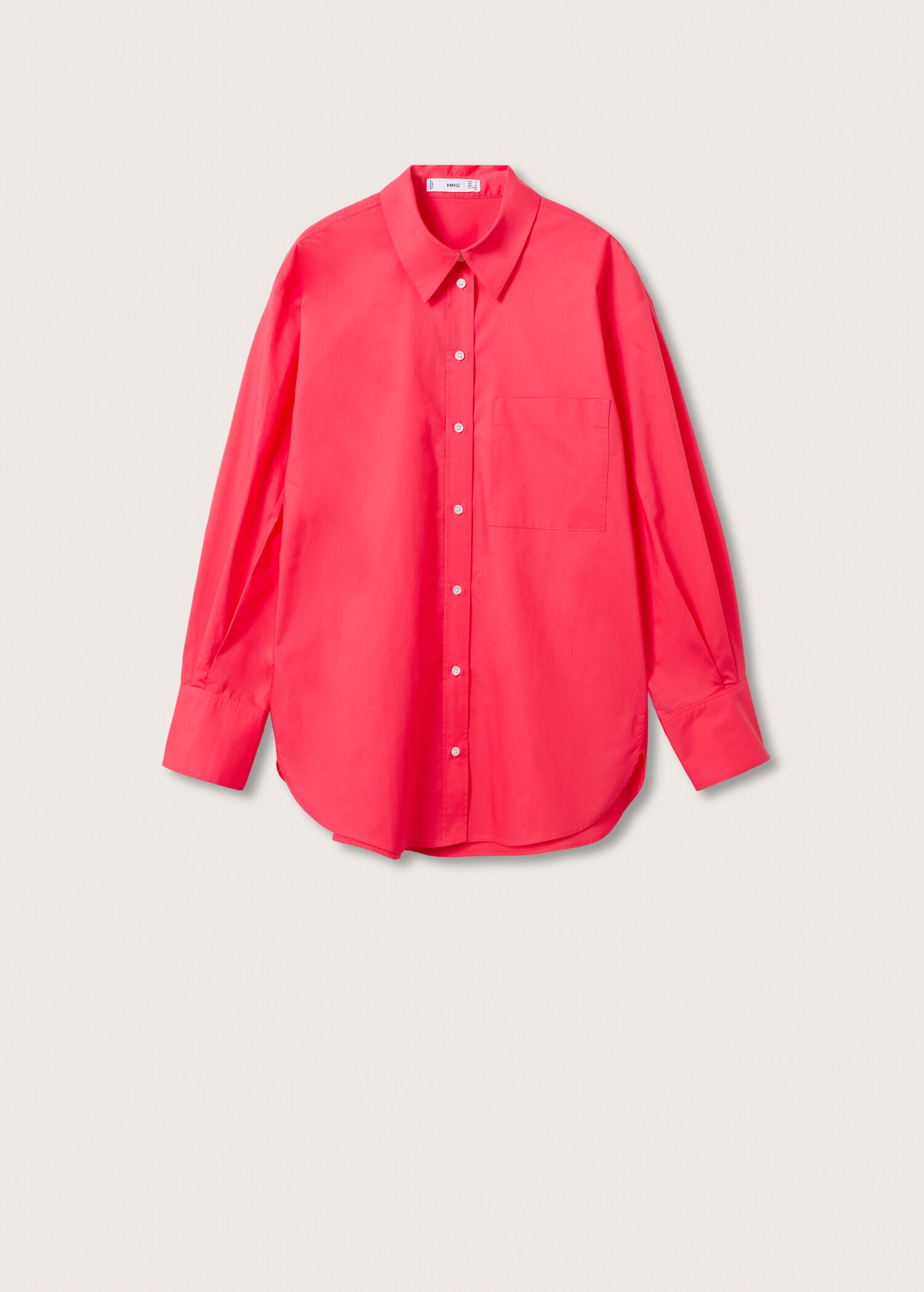 Bavlněná košile oversize - Zboží bez modelu
