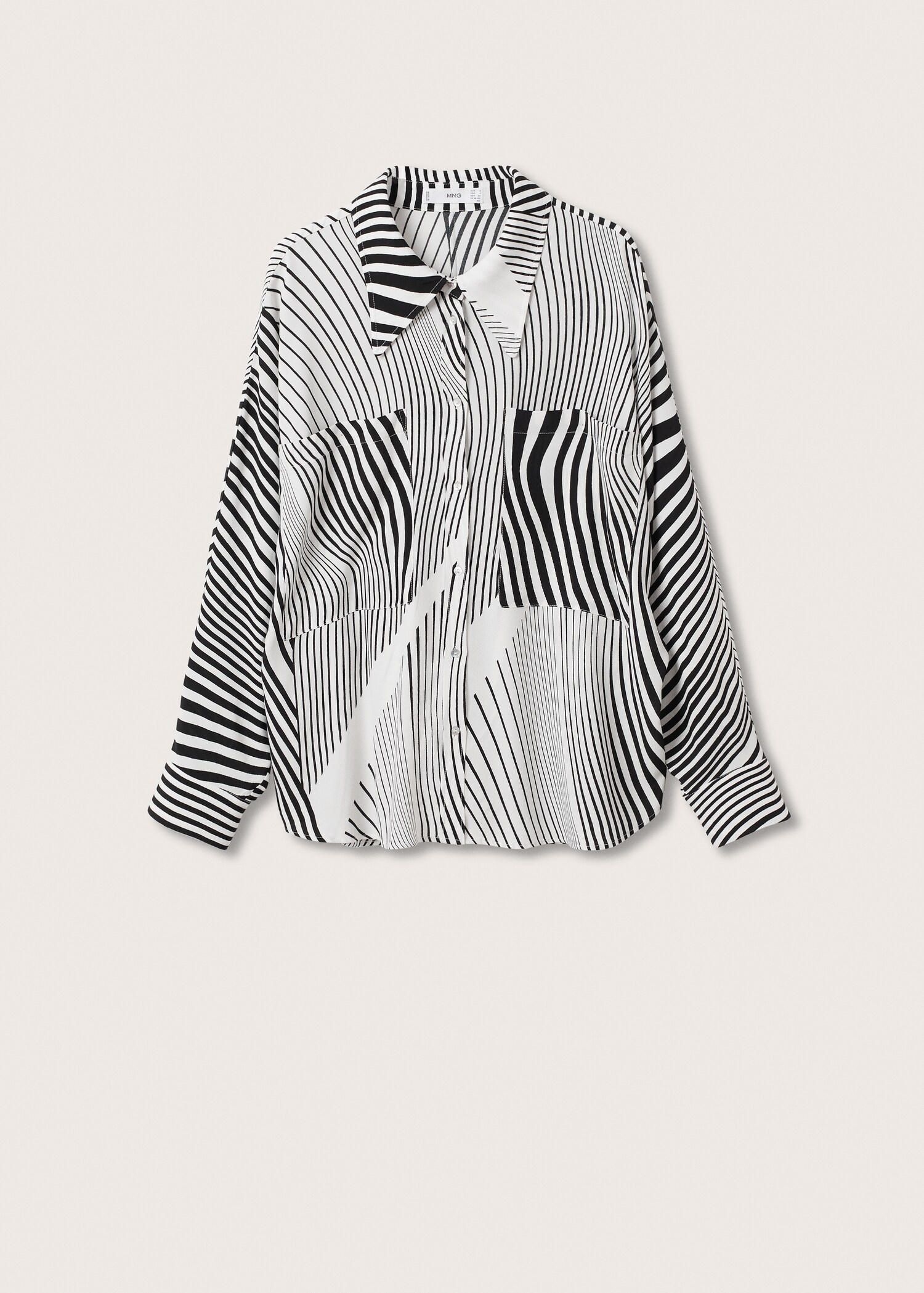 Košile oversize s potiskem - Zboží bez modelu