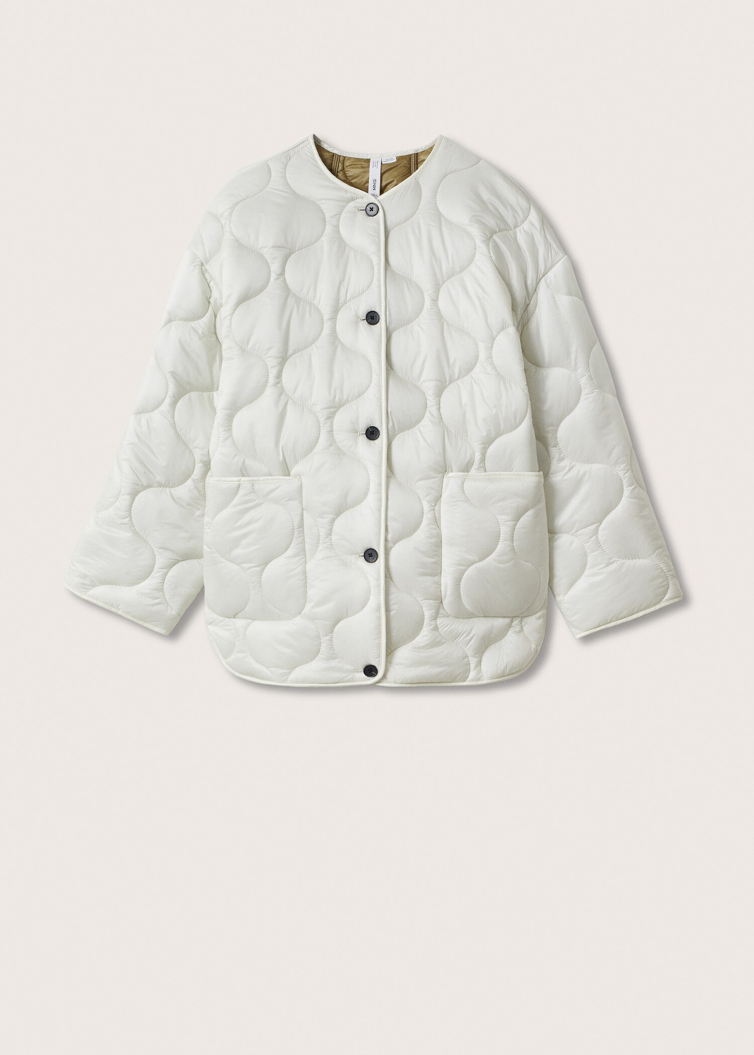 Oversize quilted coat - Article without model