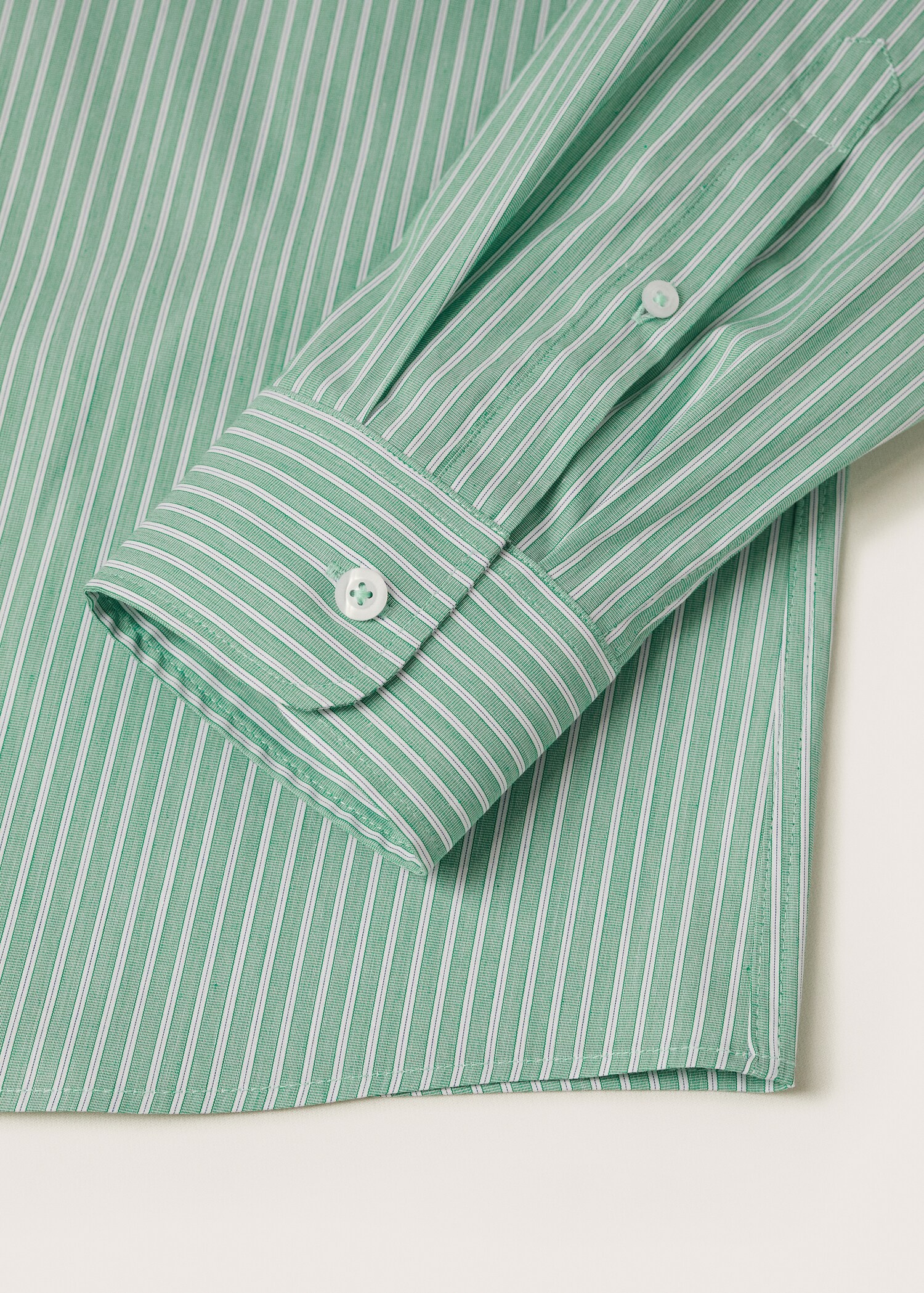 Bavlněná košile regular fit s proužky - Detail zboží 7