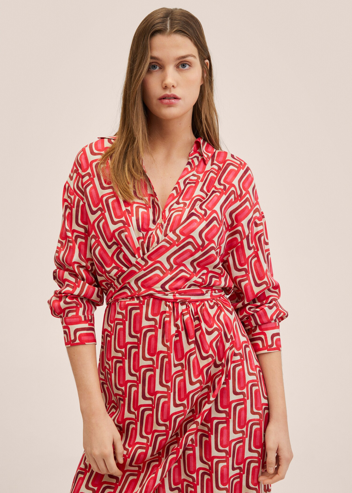 Chain print dress - Medium plane