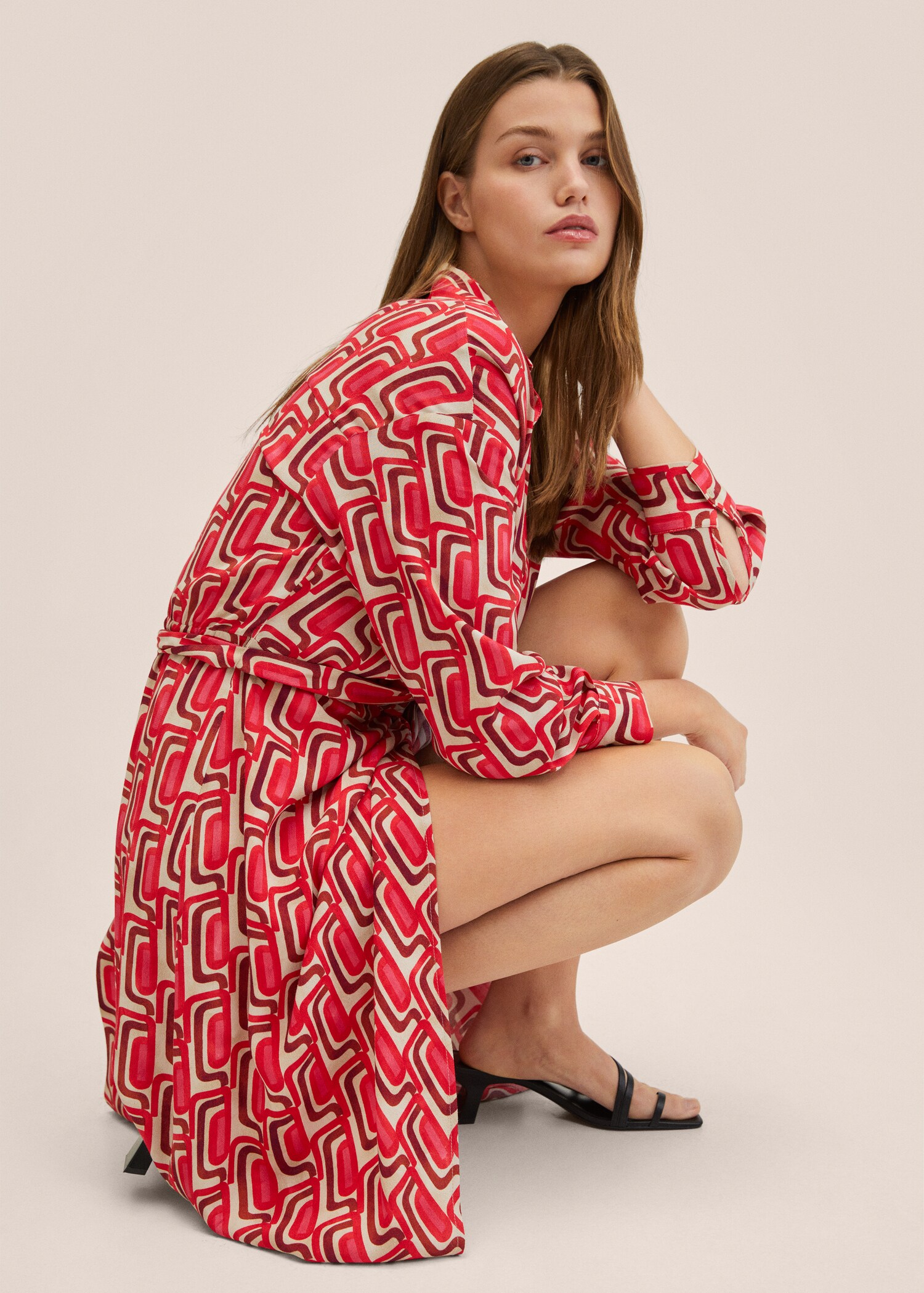 Chain print dress - Details of the article 1