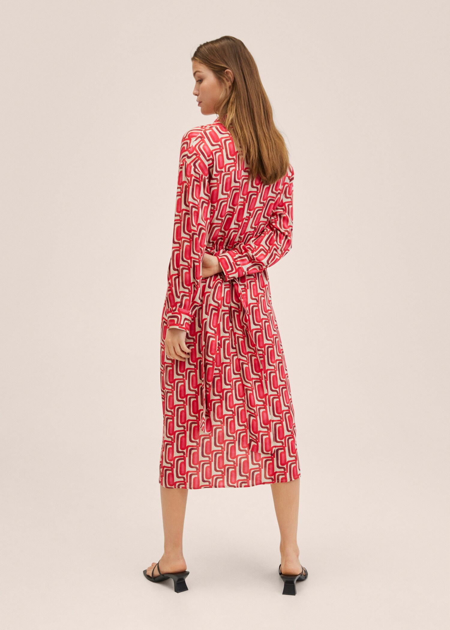 Chain print dress - Reverse of the article