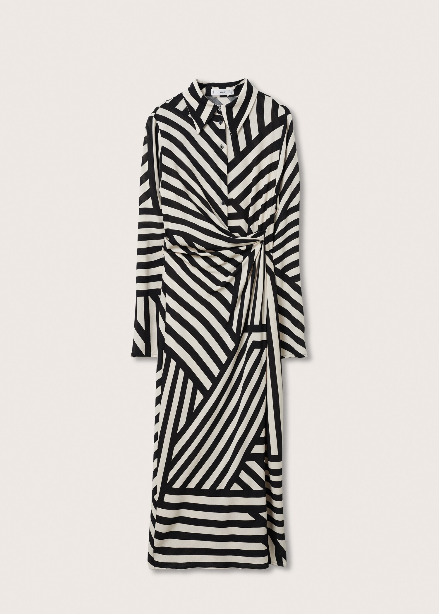 Striped shirt dress - Article without model