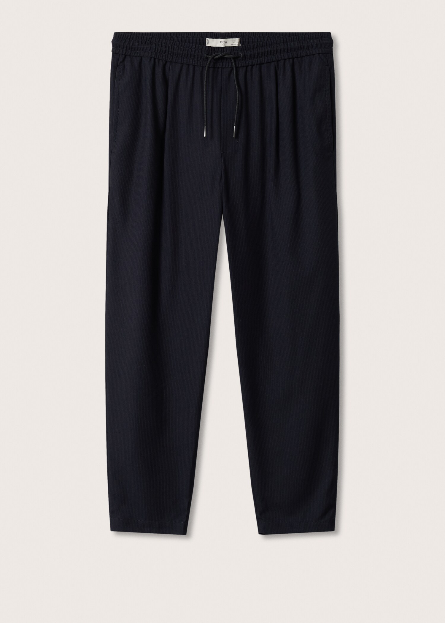 Kalhoty jogger s tenkým proužkem - Zboží bez modelu