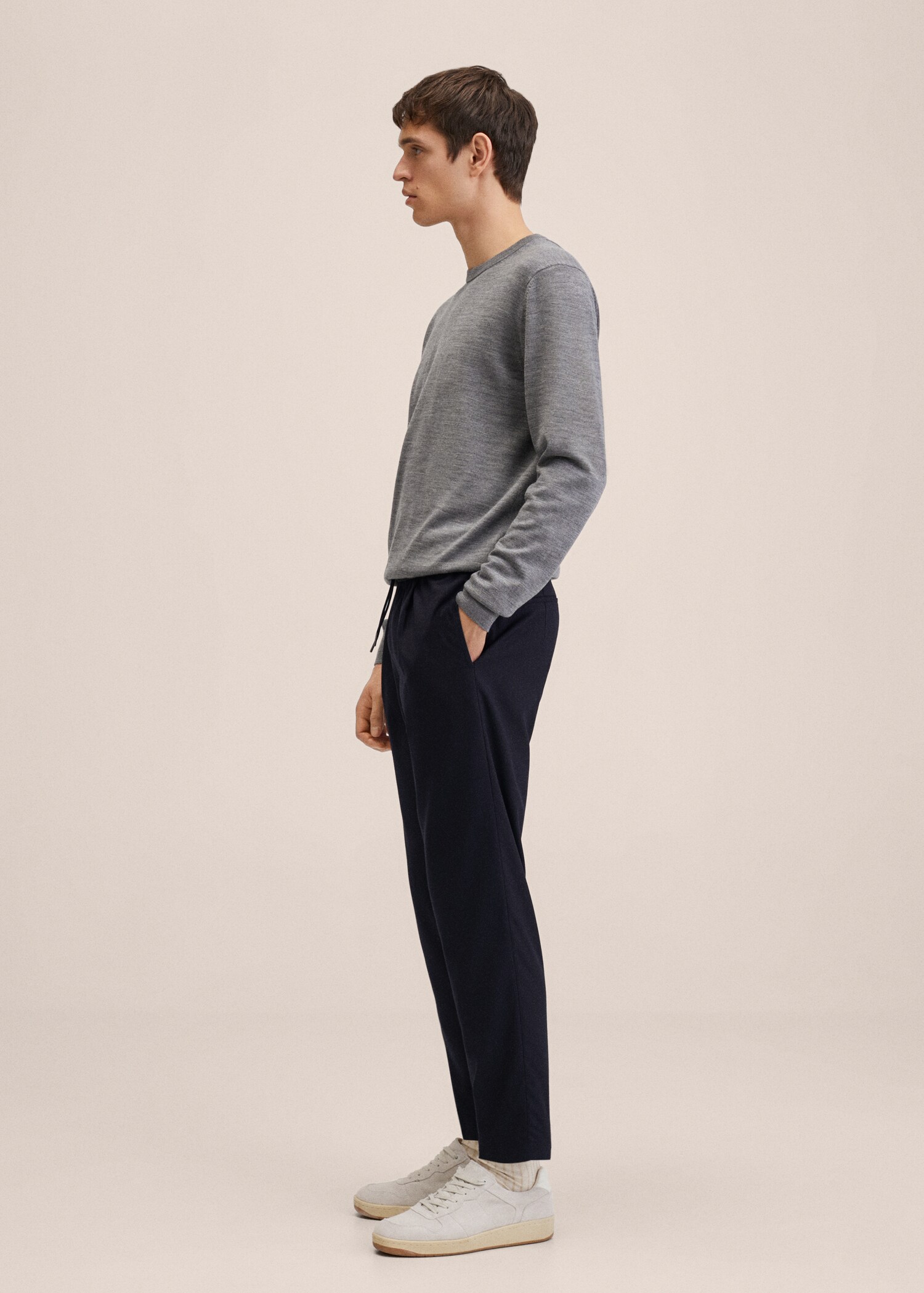 Kalhoty jogger s tenkým proužkem - Detail zboží 3