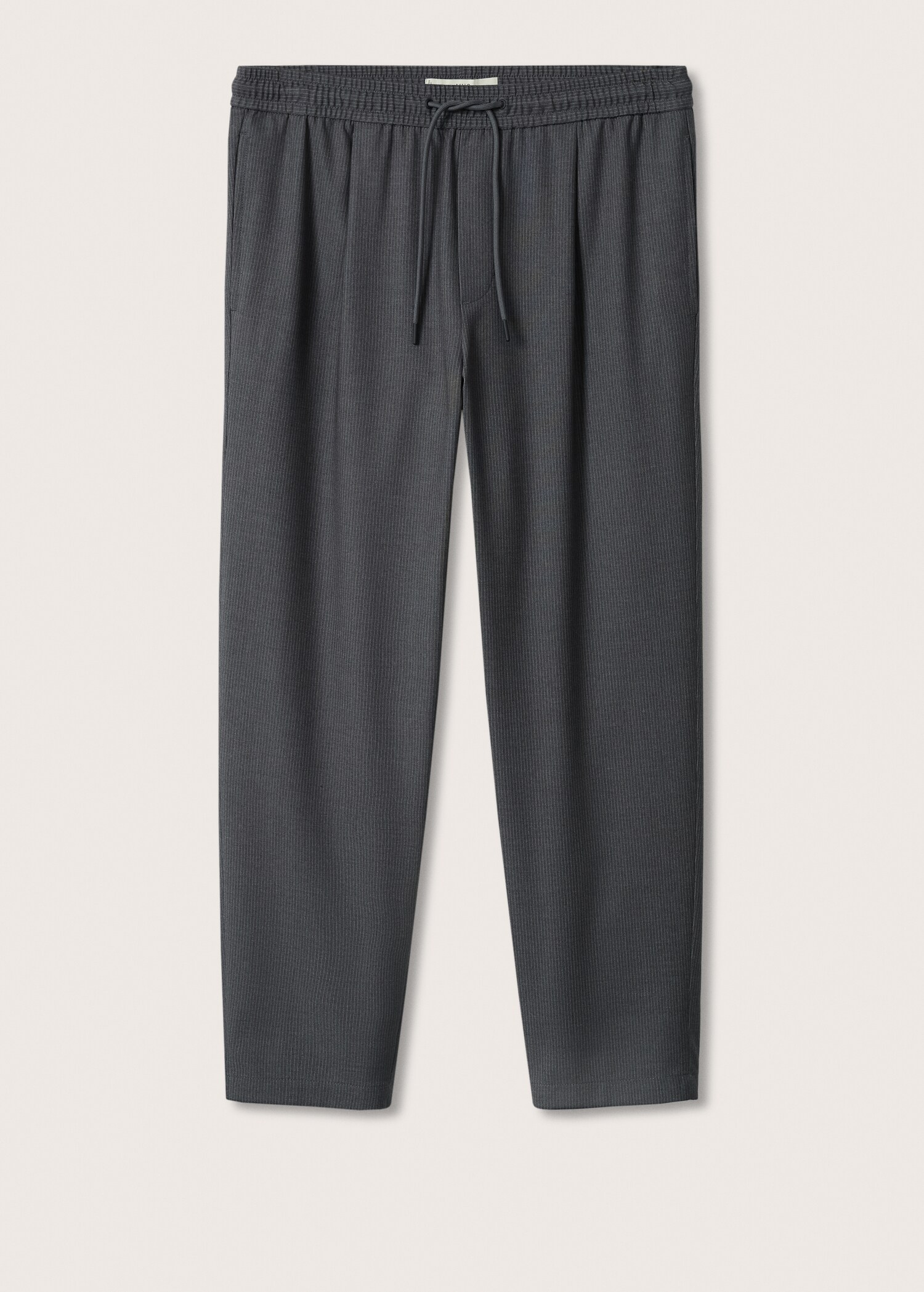 Kalhoty jogger s tenkým proužkem - Zboží bez modelu