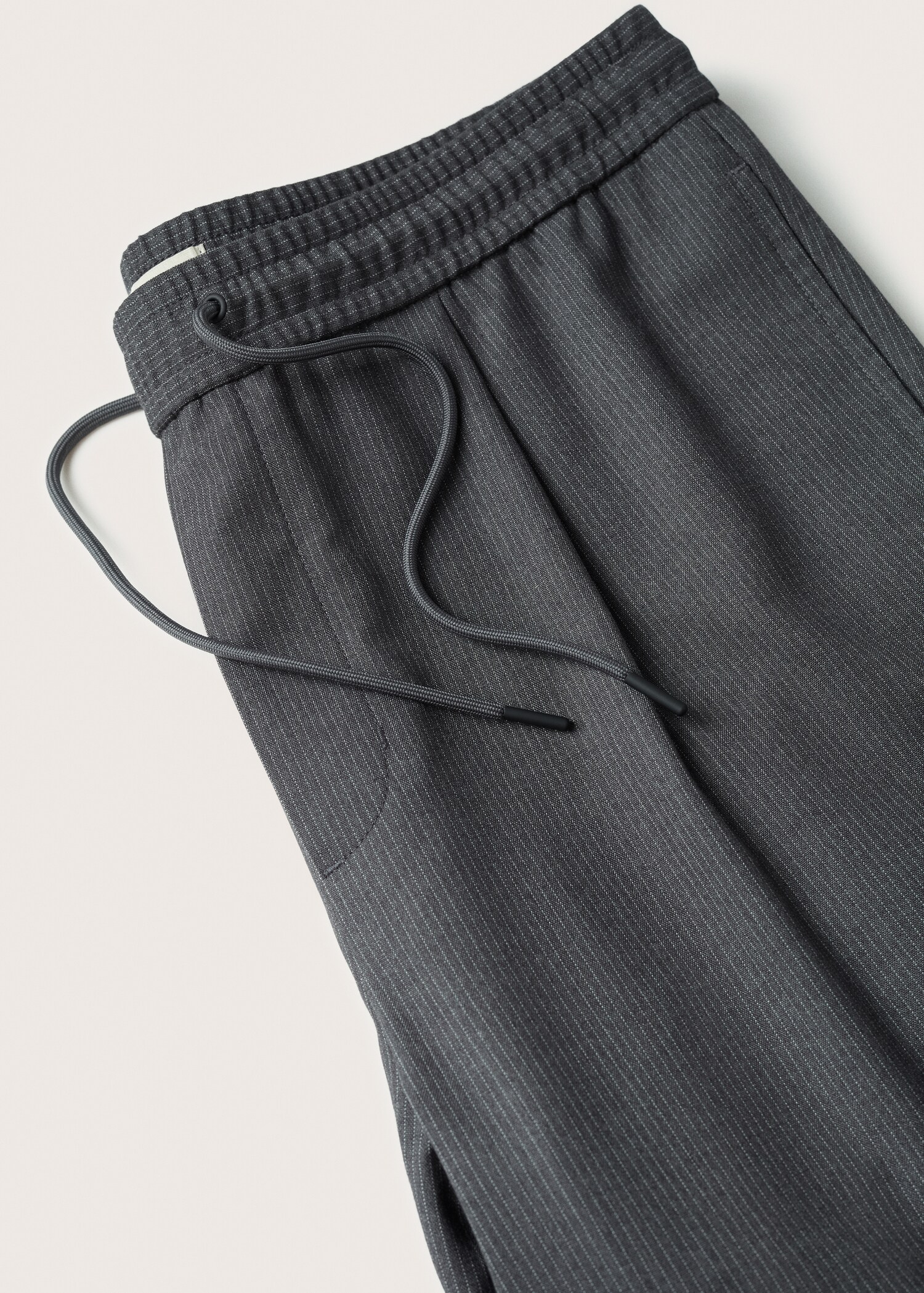 Kalhoty jogger s tenkým proužkem - Detail zboží 8