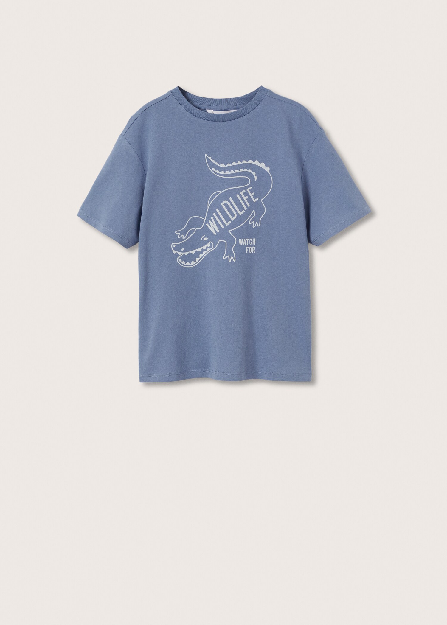 Printed cotton-blend T-shirt - Article without model