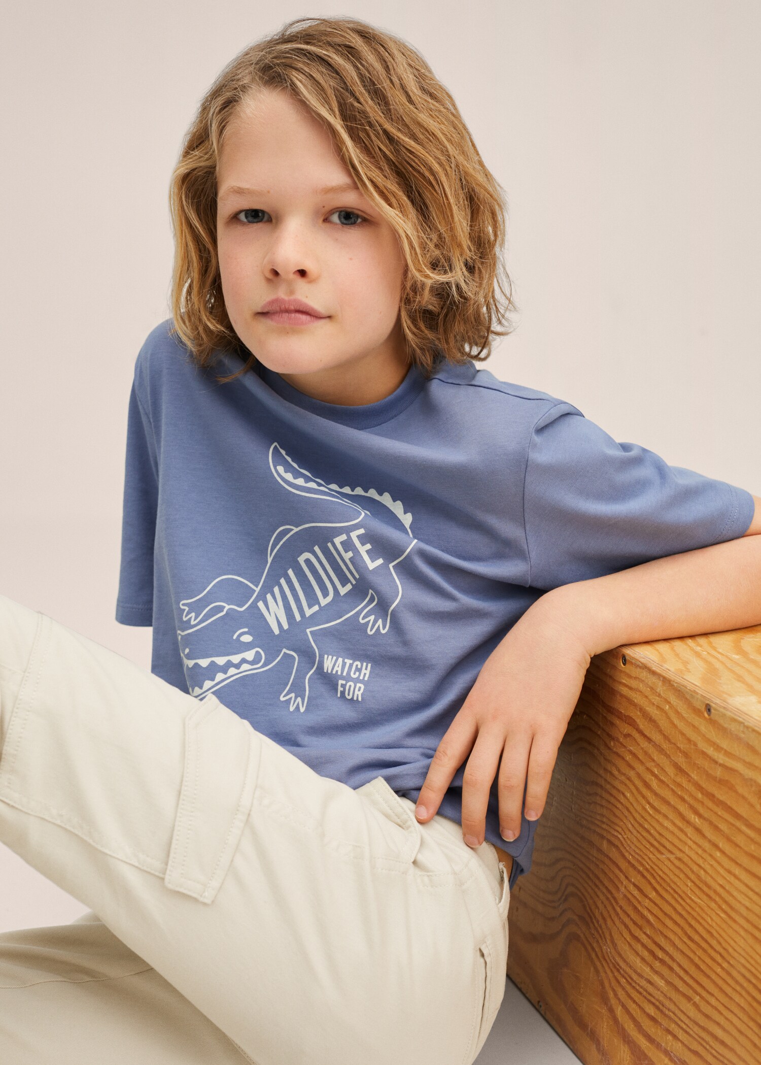 Printed cotton-blend T-shirt - Details of the article 2