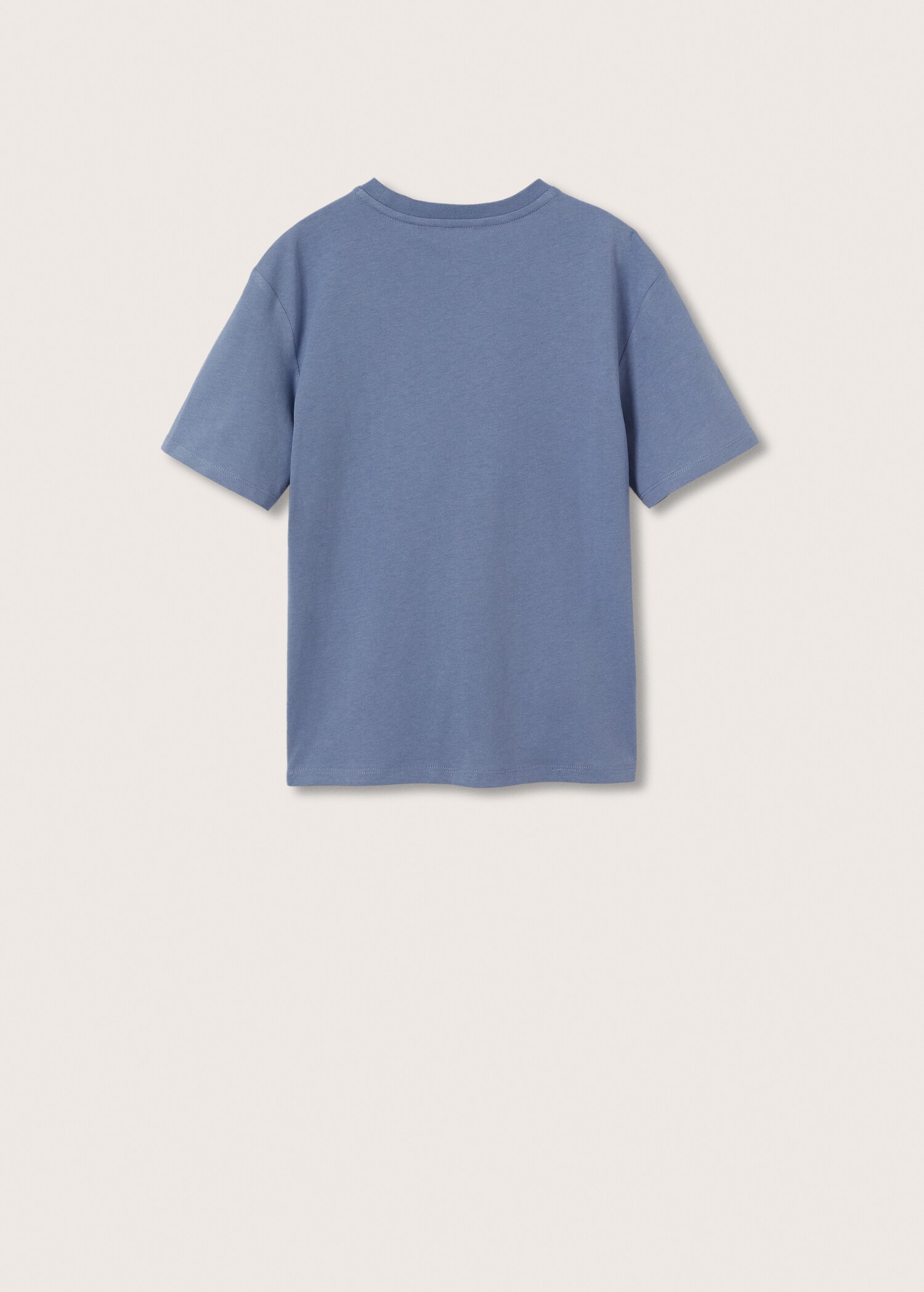 Printed cotton-blend T-shirt - Reverse of the article