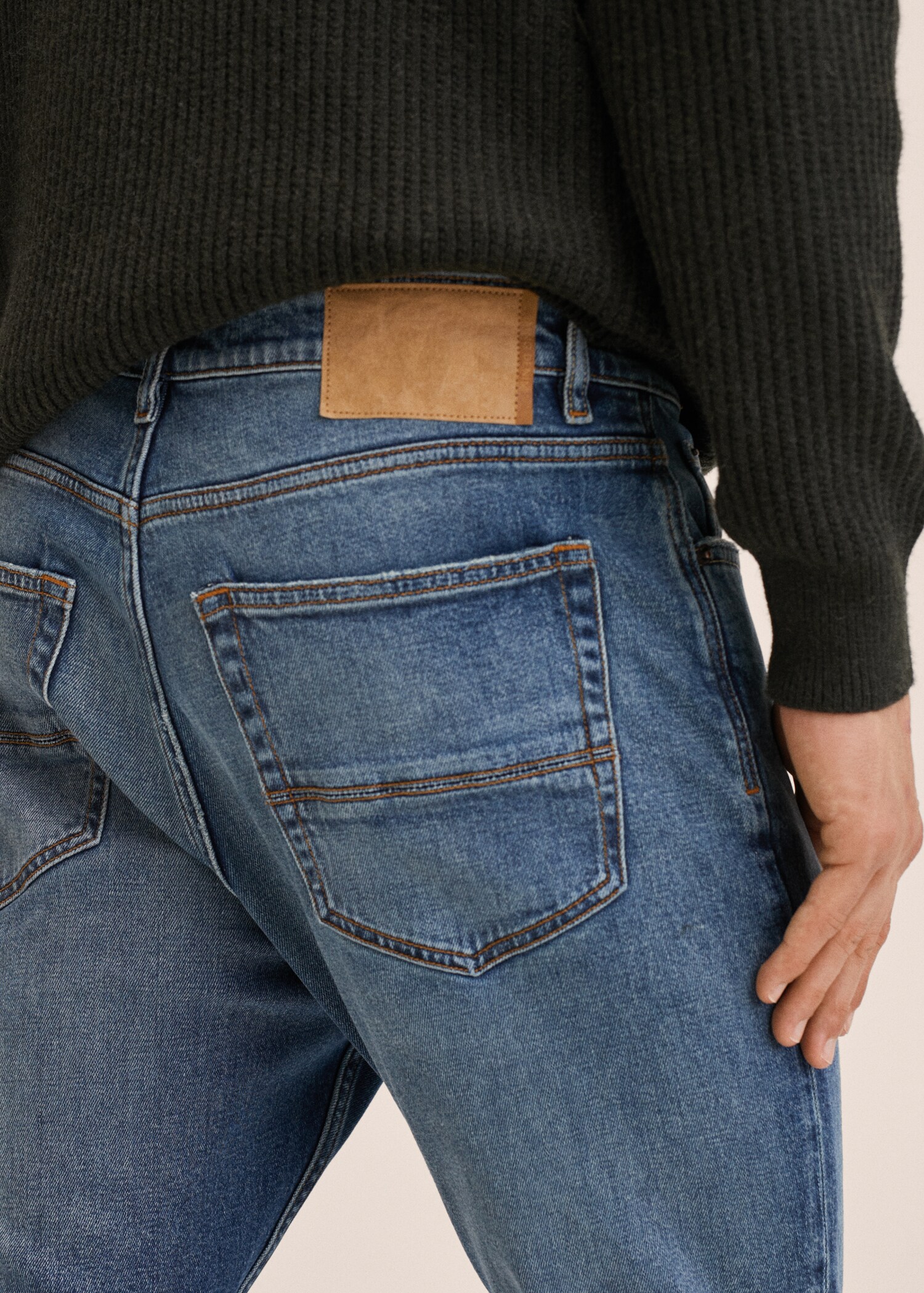 Džíny Tom tapered fit lyocell - Detail zboží 3